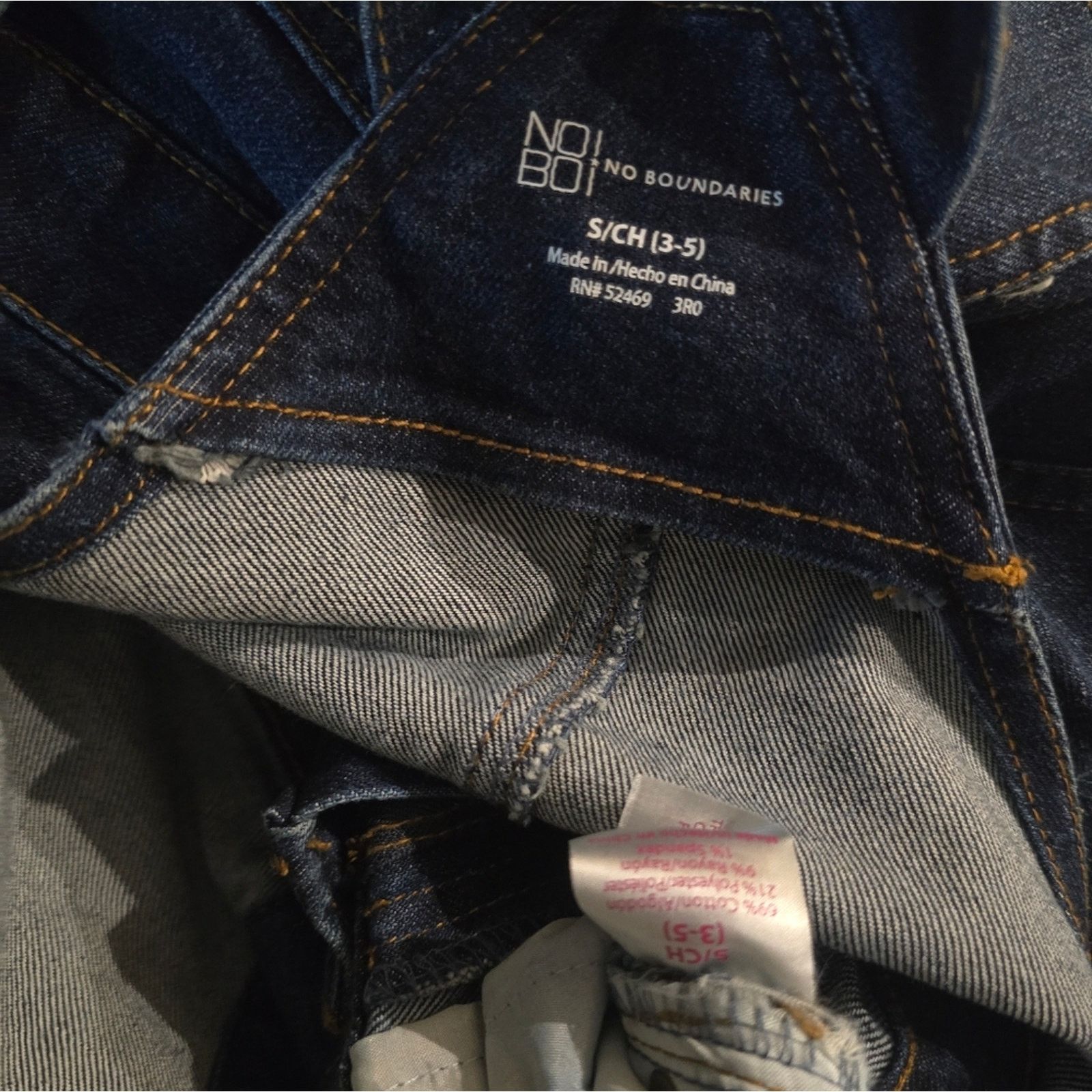 Other Dark Denim | NOBO | Distressed Overalls Size 27" / US 4 / IT 40 - 3 Thumbnail