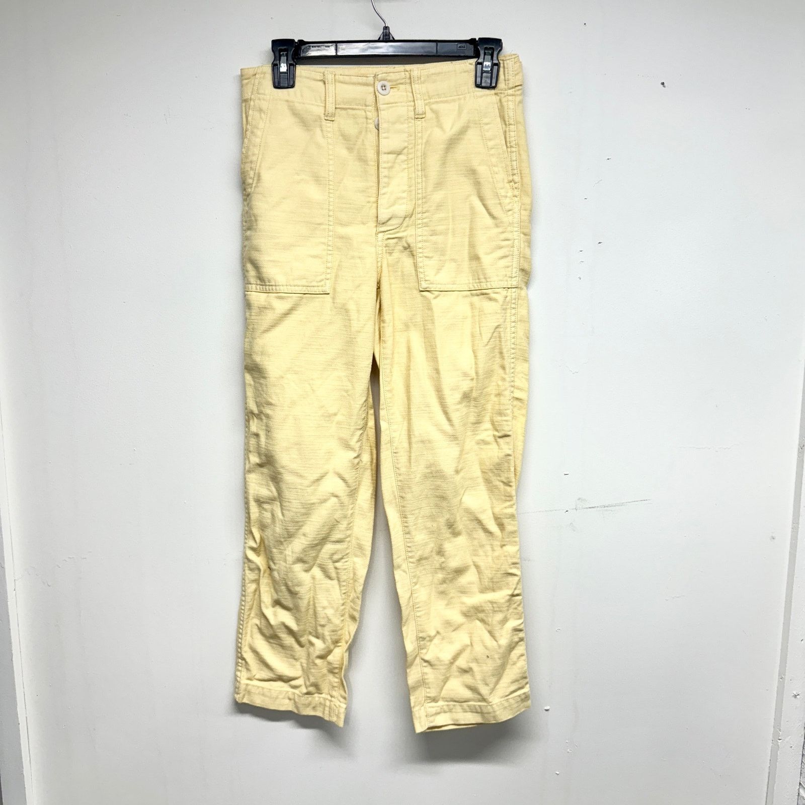 Madewell Madewell Yellow Deep Pocket Straight Fitting Retro Jeans 24 Size 24" / US 00 / IT 34 - 1 Thumbnail