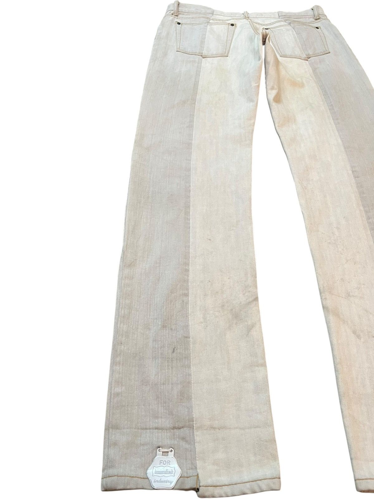 Maison MIHARA YASUHIRO Vintage Maison Mihara Yasuhiro Two Tone Dividing Seams denim Size US 35 - 9 Thumbnail
