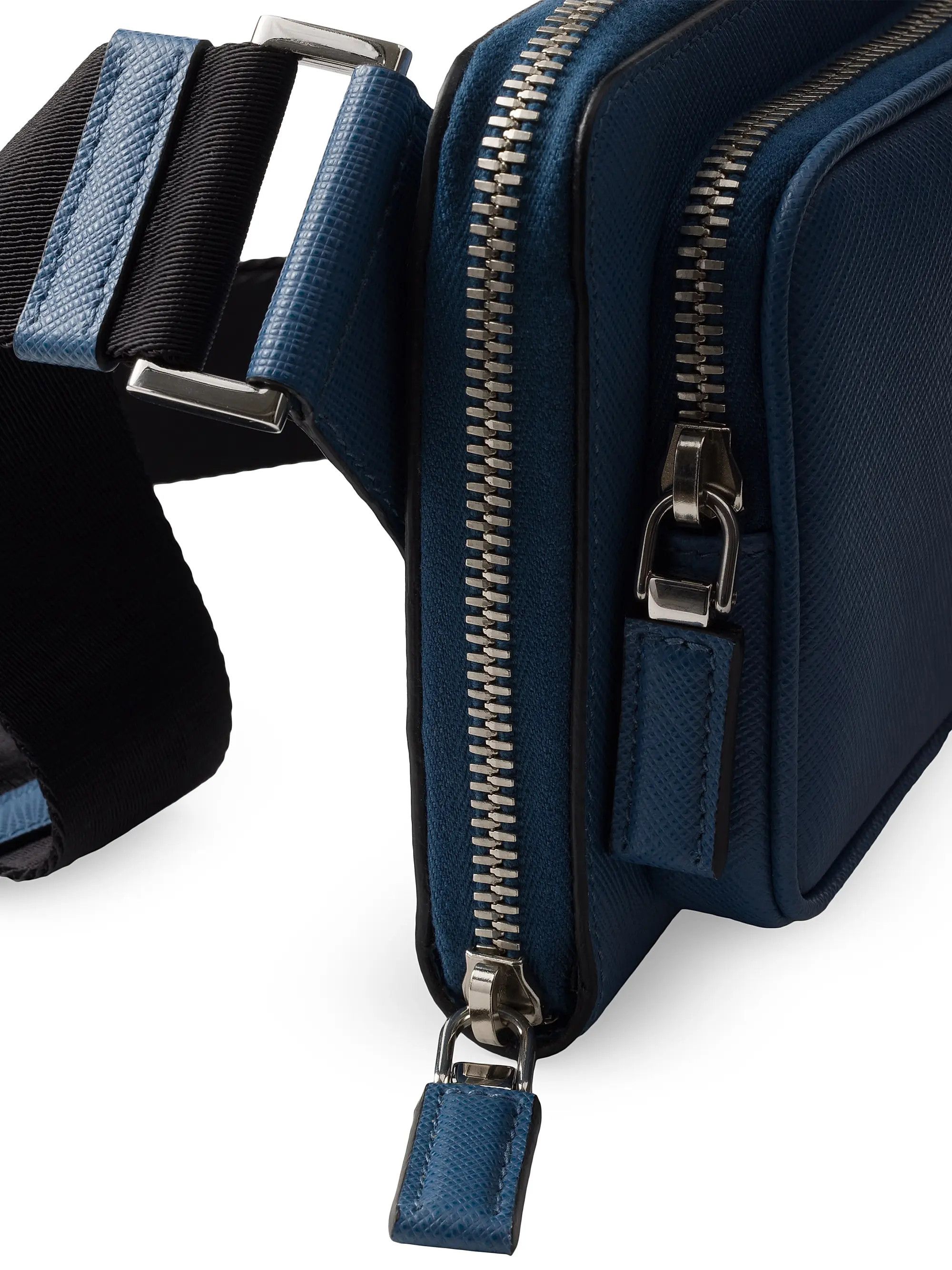 Prada o1bcso1str1025 Size: OS / Saffiano Leather Belt Bag in Blue Size ONE SIZE - 5 Thumbnail