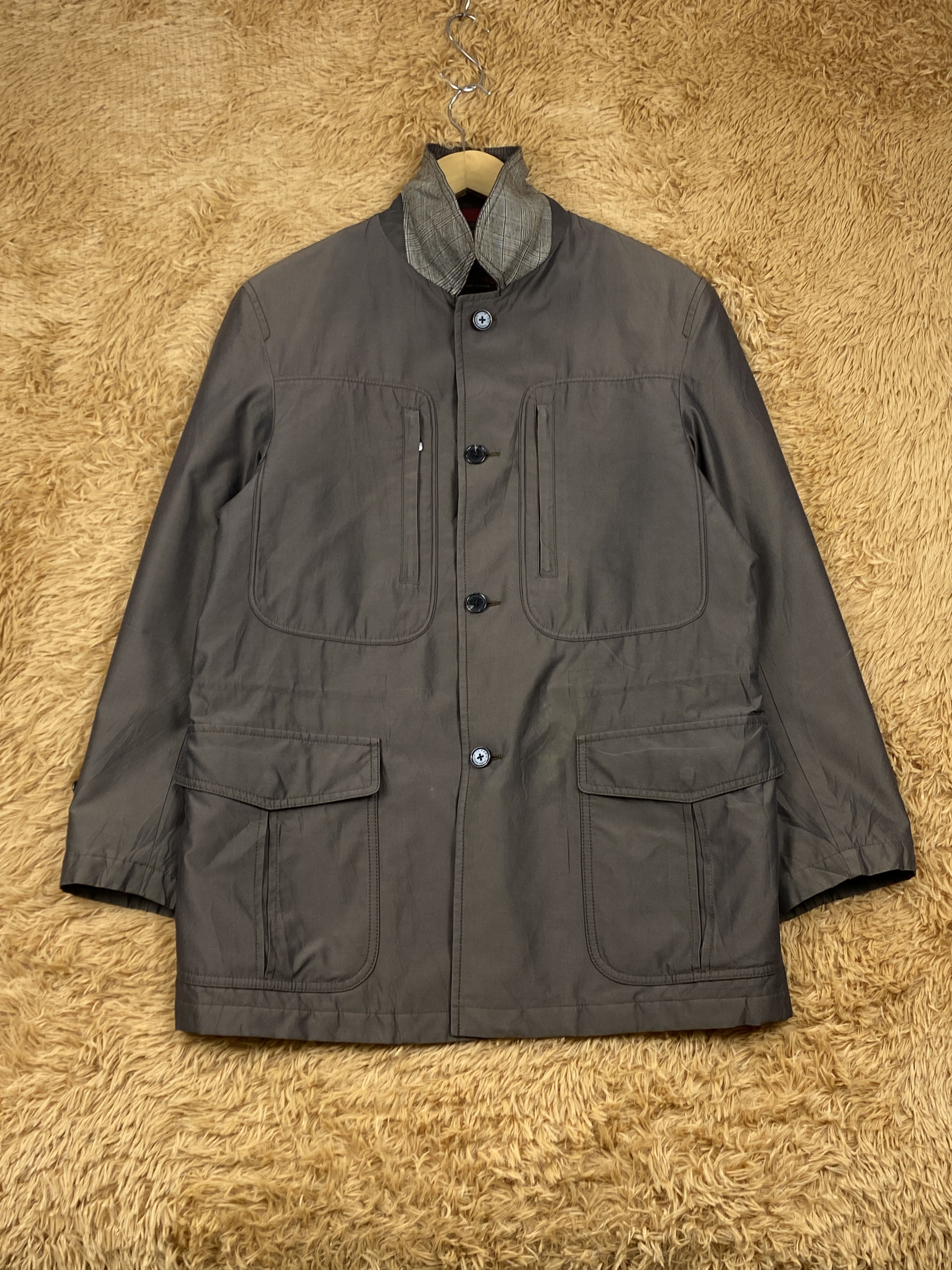 image of Luciano Barbera x Vintage Il Faro Multipocket Jacket in Dark Brown, Men's (Size Small)