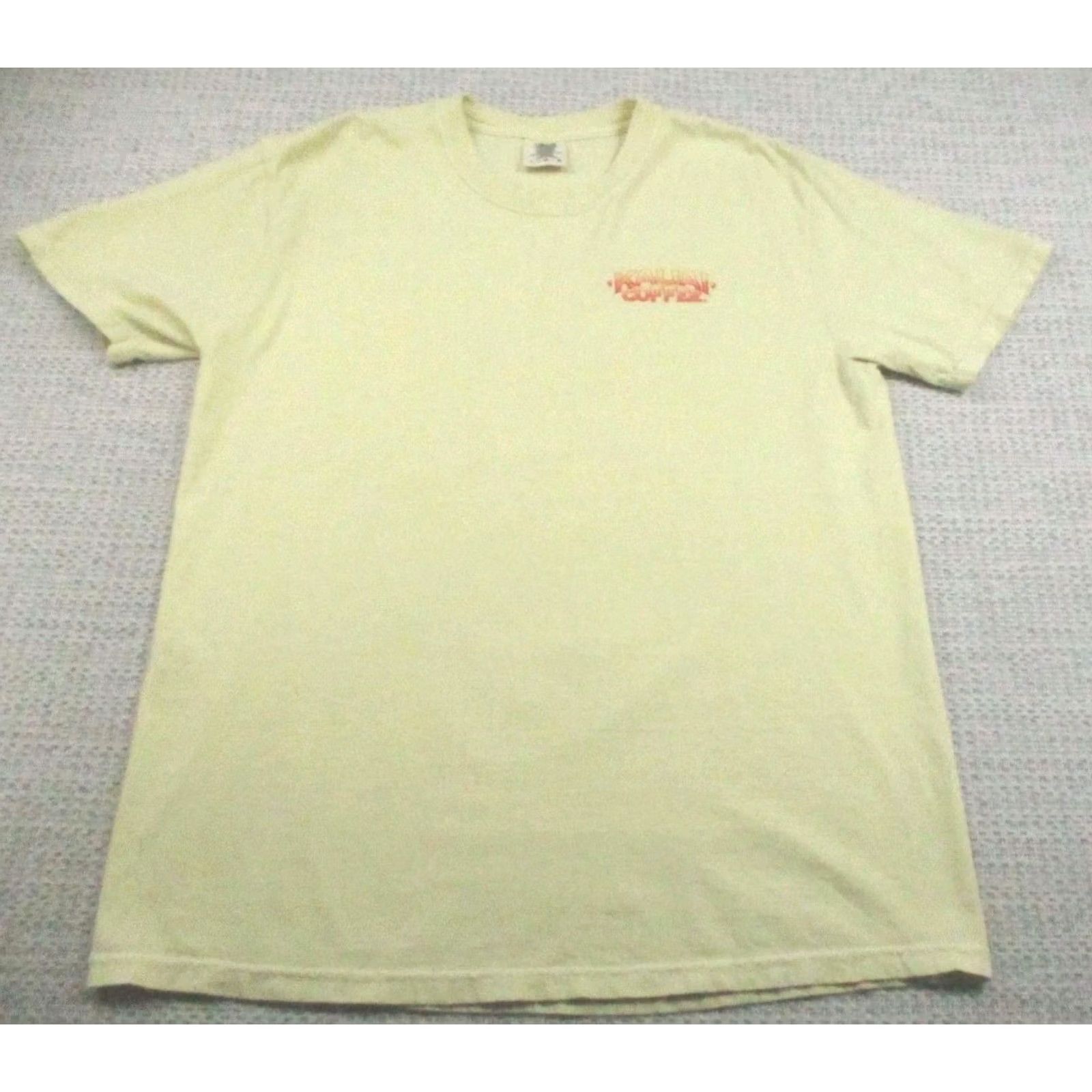 Comfort Colors Comfort Colors Big Braddahs Coffee Shirt Mens Large Yellow Kauai Graphic Tee Size US L / EU 52-54 / 3 - 3 Thumbnail