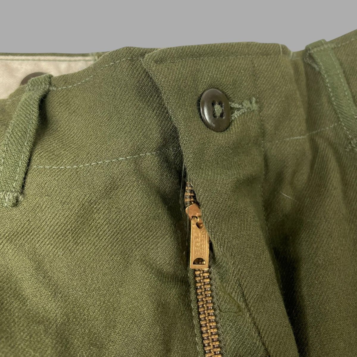 Vintage Vintage m-1951 og-108 pleated wool military trousers Size US 30 / EU 46 - 4 Thumbnail