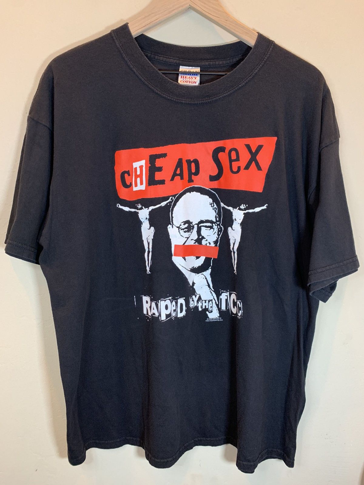 *RARE* Vintage Cheap Sex Raped By The FCC Punk Band T-Shirt