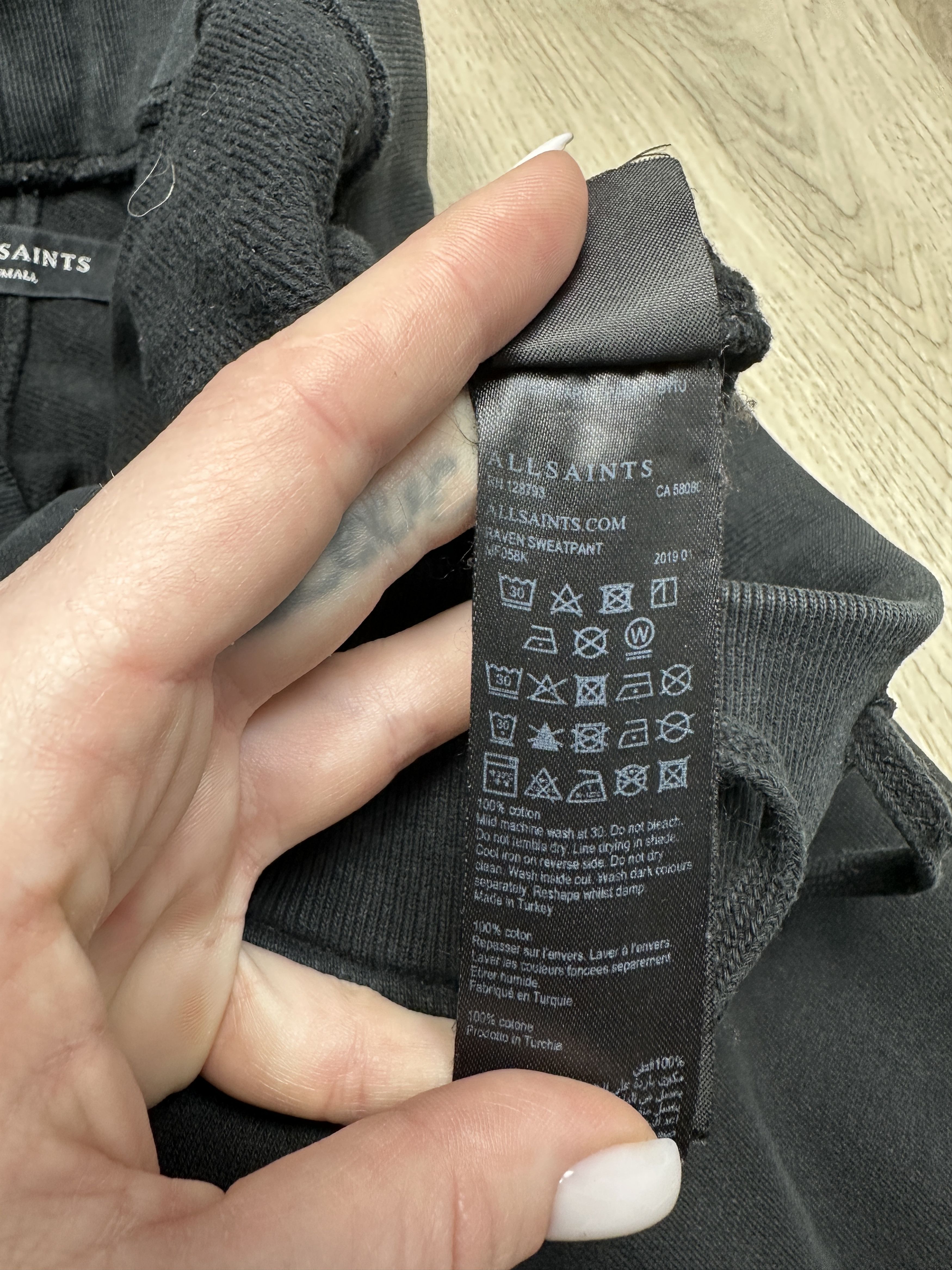 Allsaints Allsaints Mens Raven Sweatpants Pants Size US 30 / EU 46 - 5 Thumbnail