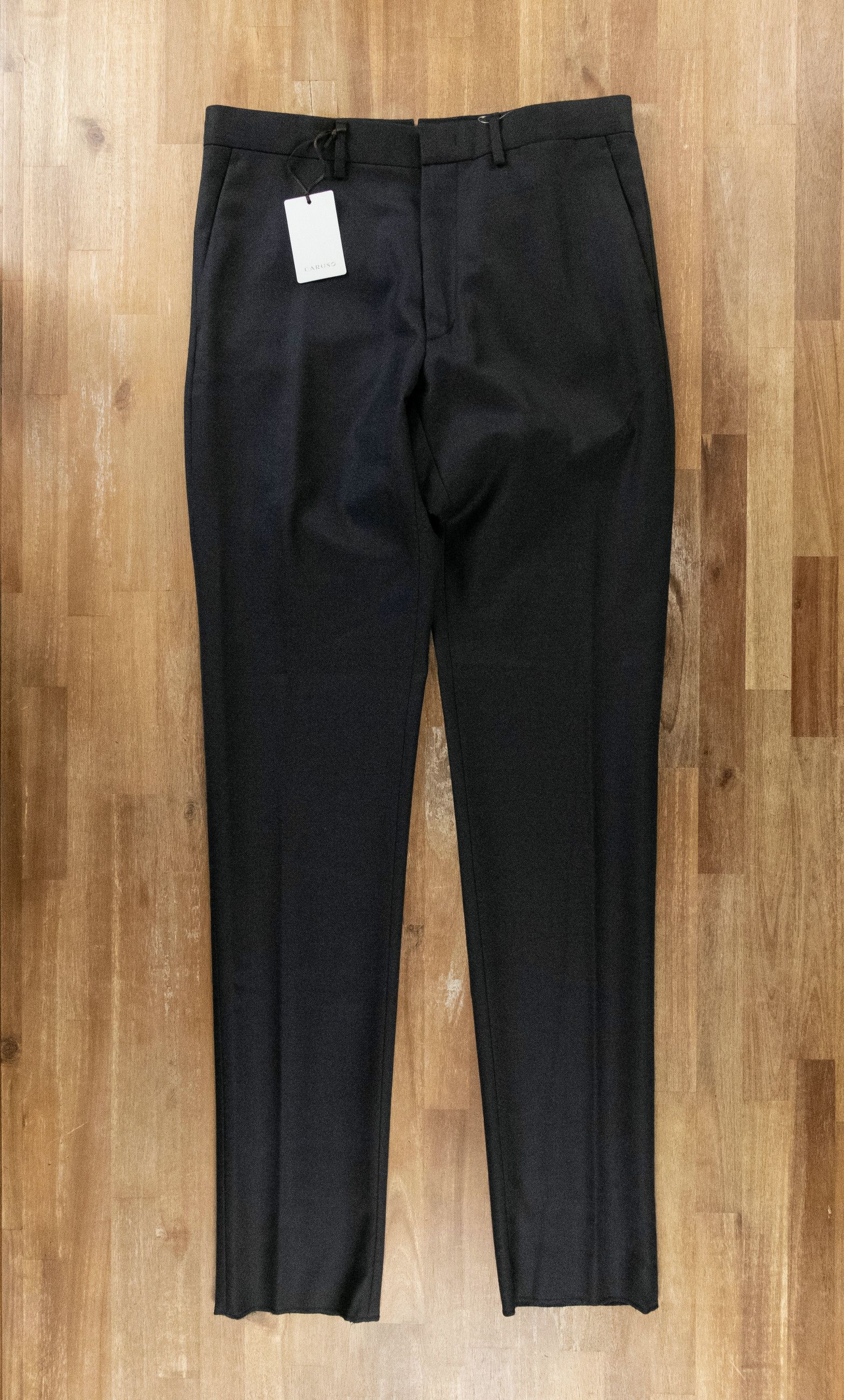 Image of Caruso Dark Gray Wool Sport Pants Trousers 32 Authentic NWT in Grey, Men's (Size 30)