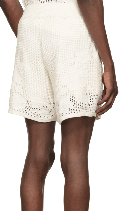 Amiri AMIRI Mesh Knit Cotton Shorts Size US 32 / EU 48 - 3 Thumbnail