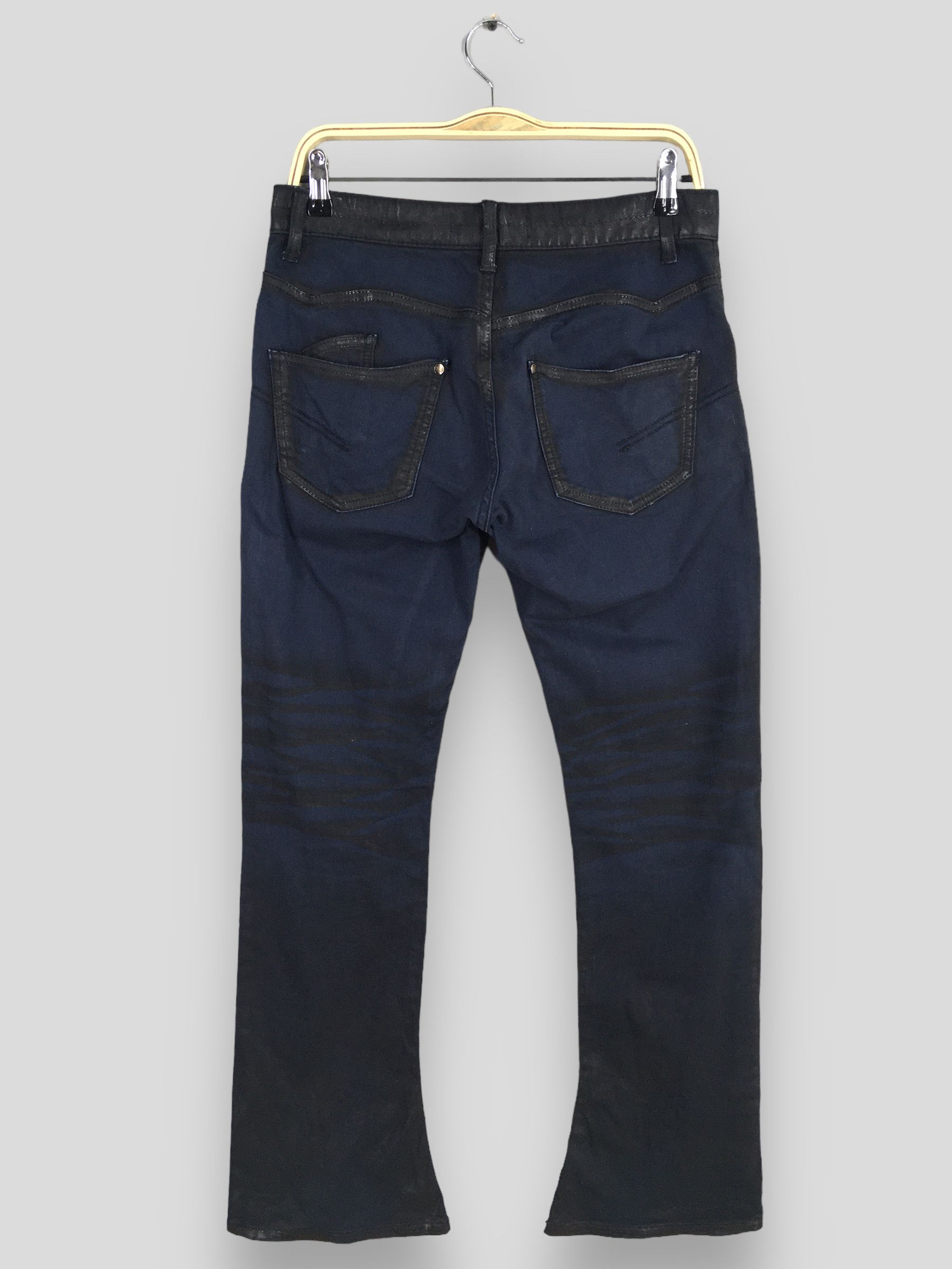 JACKROSE Size 27x30.5 Jackrose Japan Dirty Flared Bootcut Jeans S1075 Size 27" / US 4 / IT 40 - 8 Thumbnail