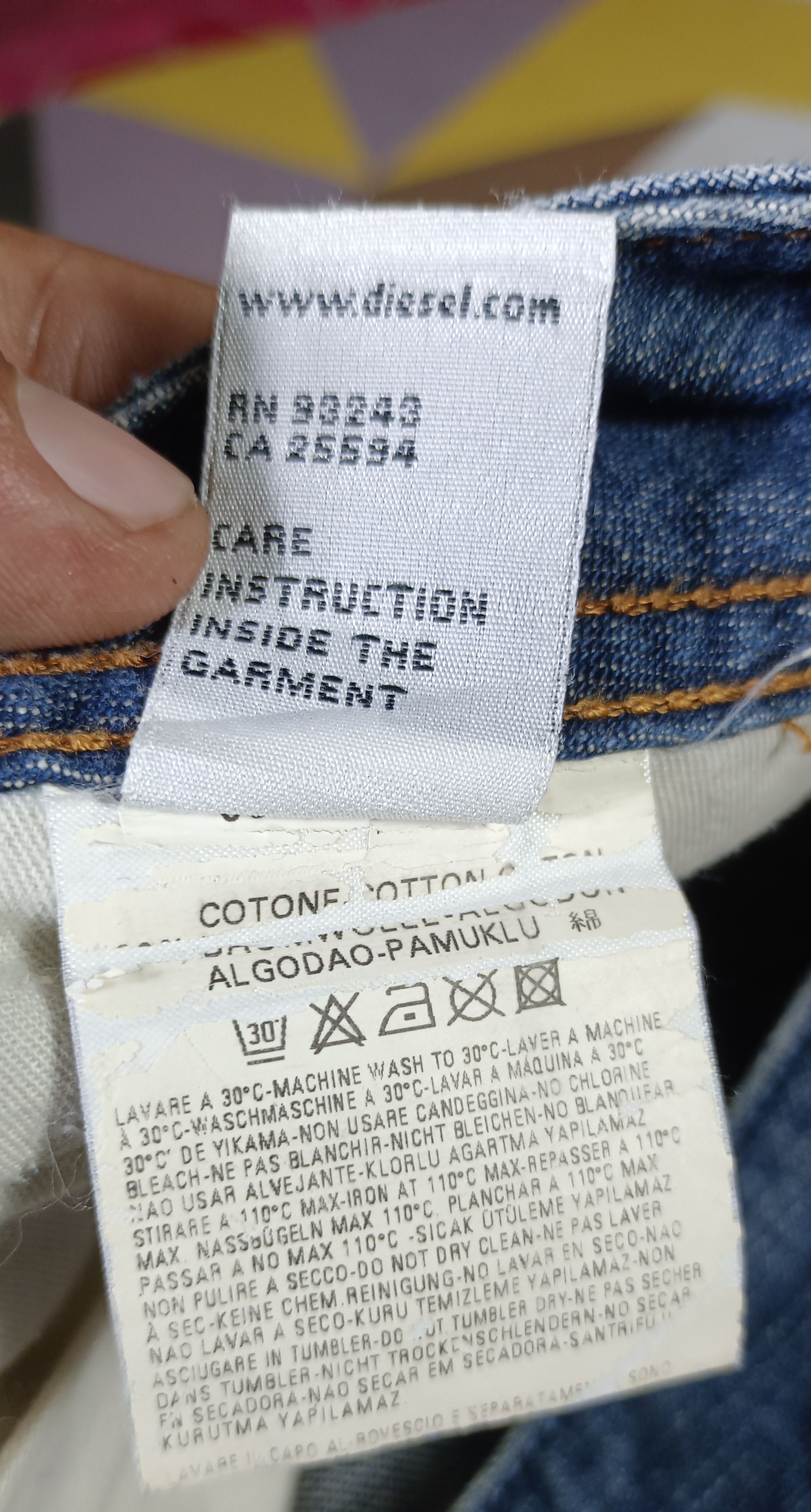 Diesel Diesel Algodao Pamuklu Loose Jeans Size US 34 / EU 50 - 11 Thumbnail