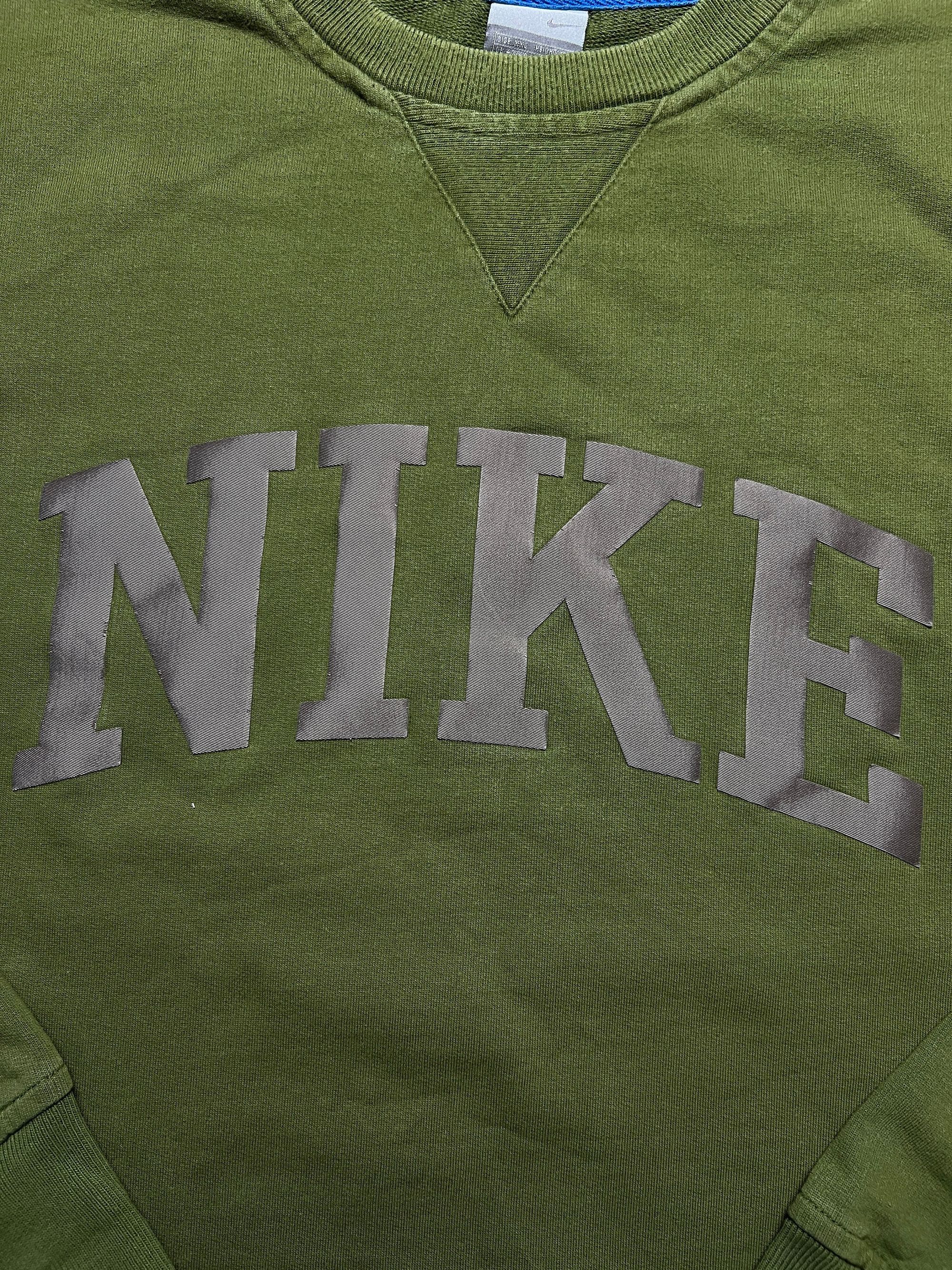 Nike Vintage Crewneck Nike boxy center swoosh y2k fits logo USA Size US XXL / EU 58 / 5 - 6 Thumbnail