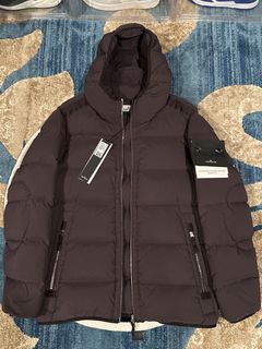 Stone island multi outlet bag knit down jacket