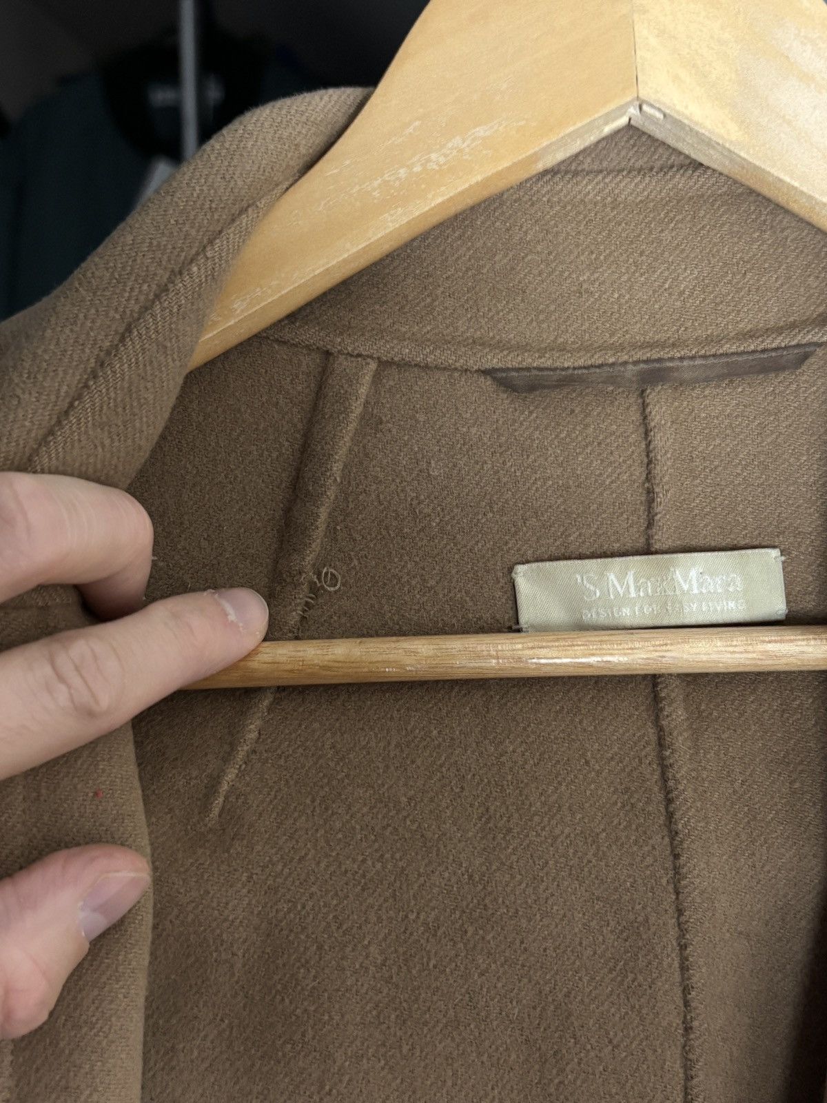 Max Mara S Max Mara Wool Silk Vintage Luxury Double Breasted Coat Size M / US 6-8 / IT 42-44 - 8 Thumbnail