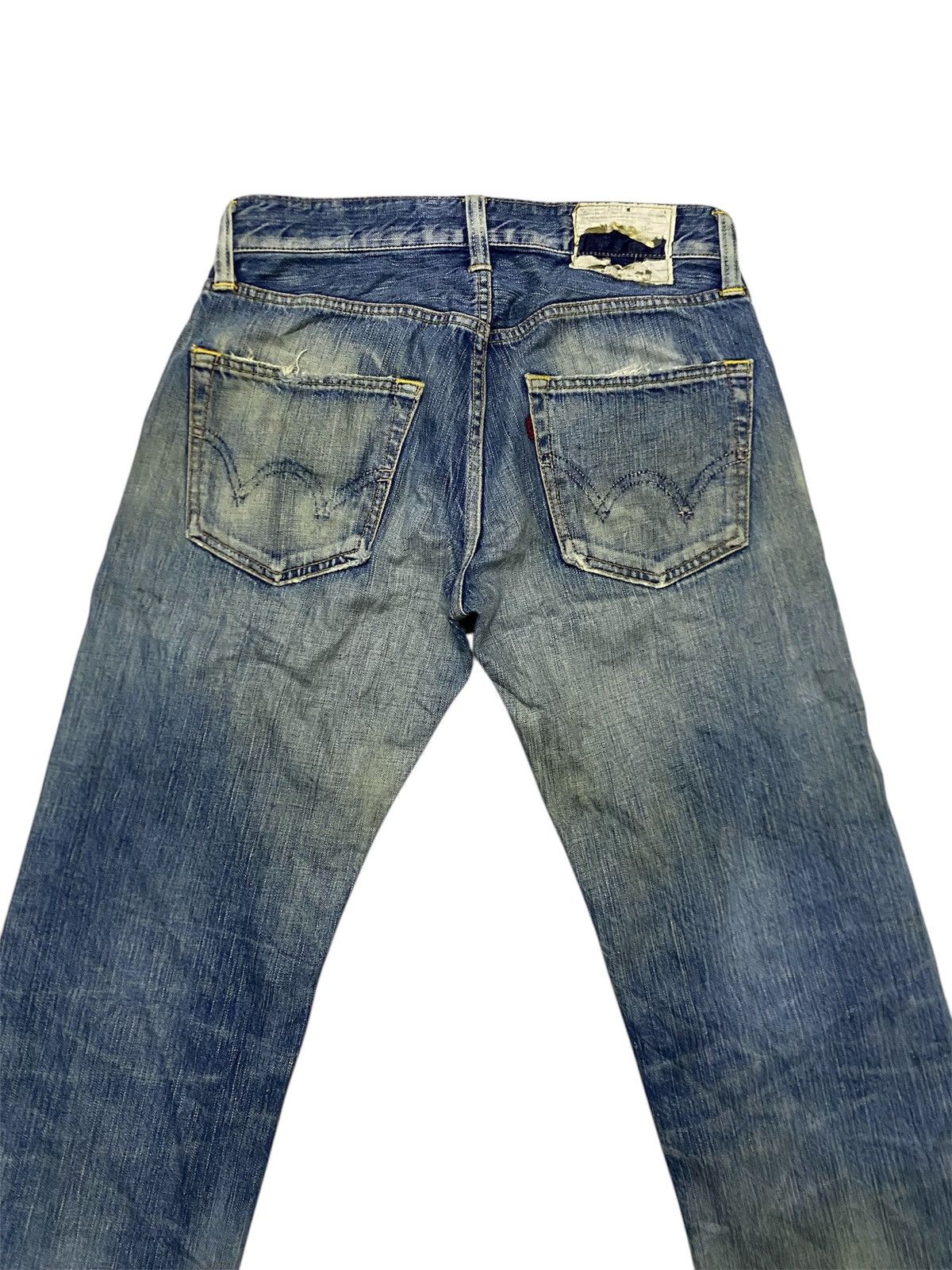 Edwin × Japanese Brand JAPAN BRAND ART OF DISTRESS DENIM RIPPED STYLE Size US 32 / EU 48 - 5 Thumbnail