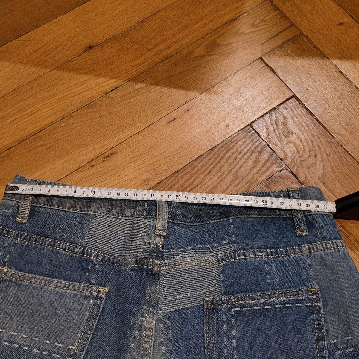Other Sashiko Inspired Patchwork Denim Size W29–30 Size US 29 - 5 Thumbnail
