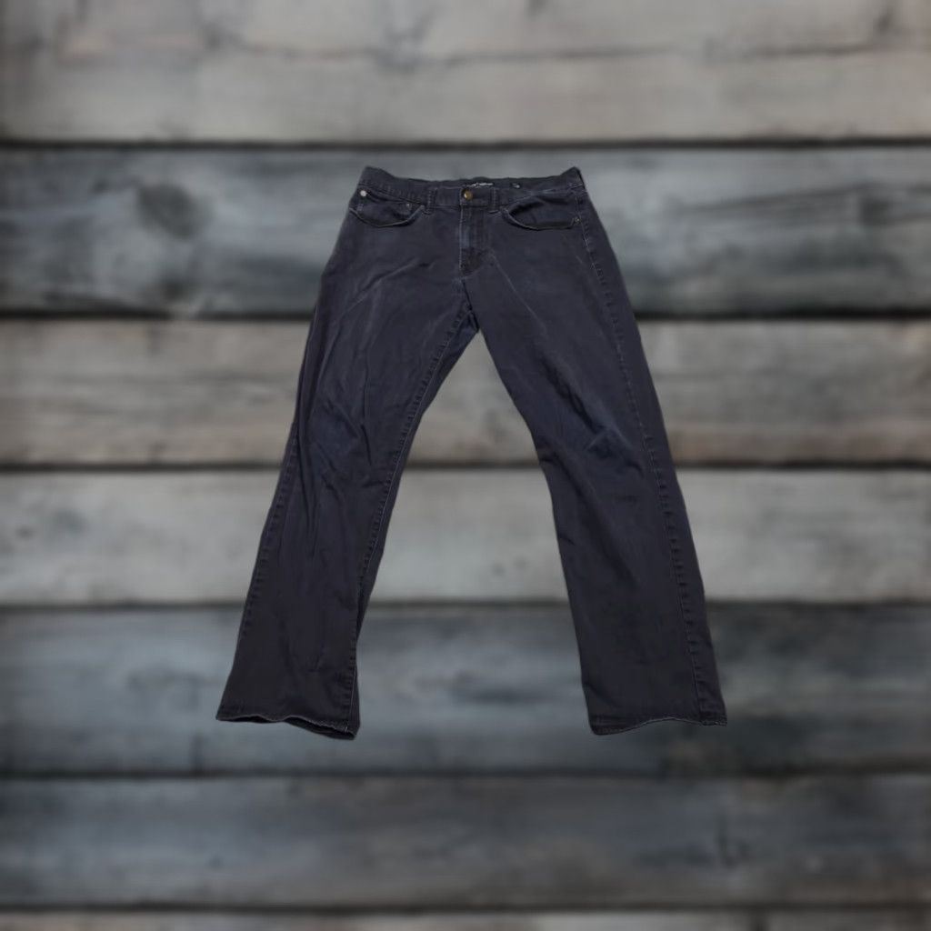 Lucky Brand Lucky Brand Pants Mens 34 Slim Chino Straight Black 5-Pocket Casual Vintage Preppy 121 Size US 34 / EU 50 - 1 Thumbnail