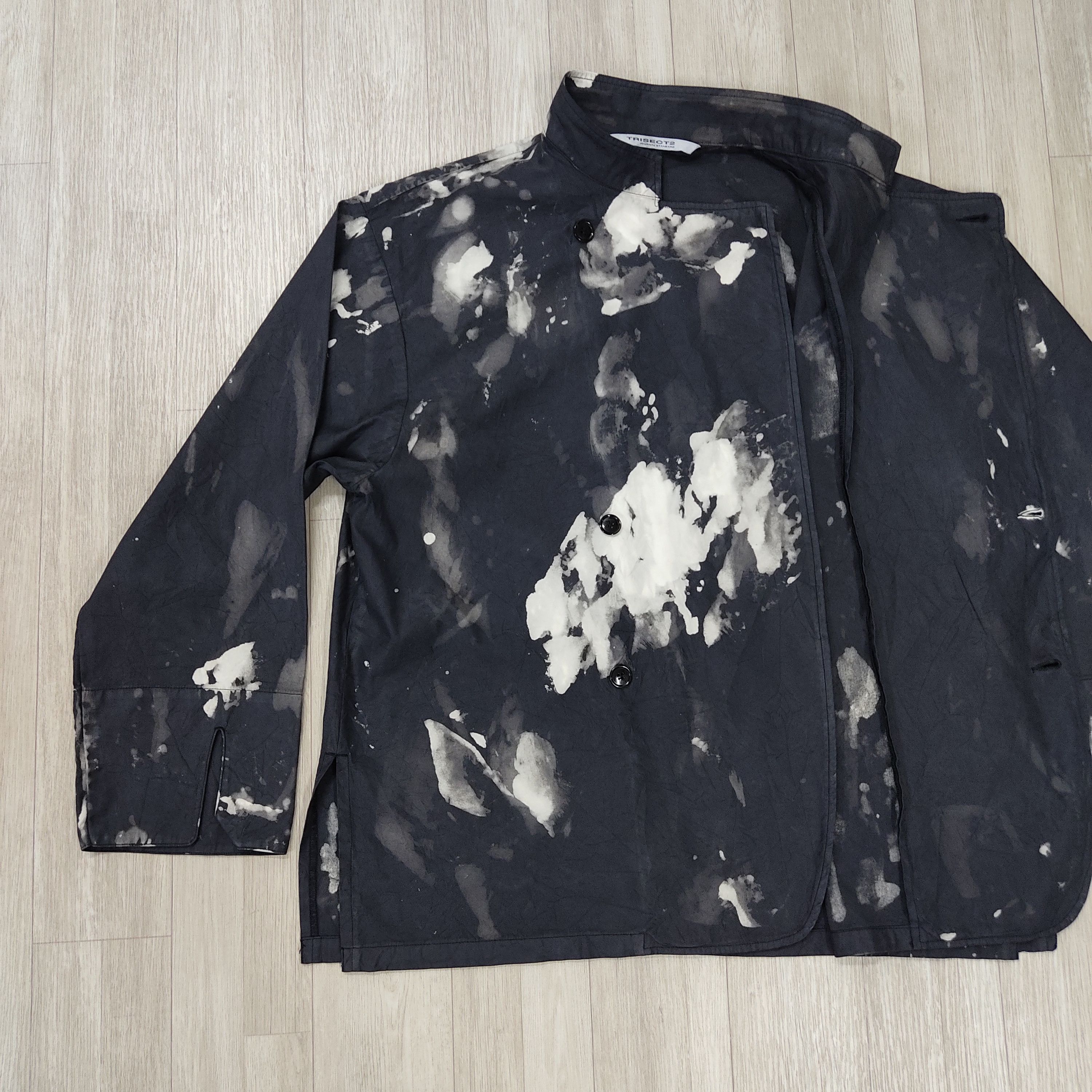 Japanese Brand JOURNAL STANDARD TRISECT 2 Tie-dyed Paint Junk Cook Jacket Size US L / EU 52-54 / 3 - 9 Thumbnail