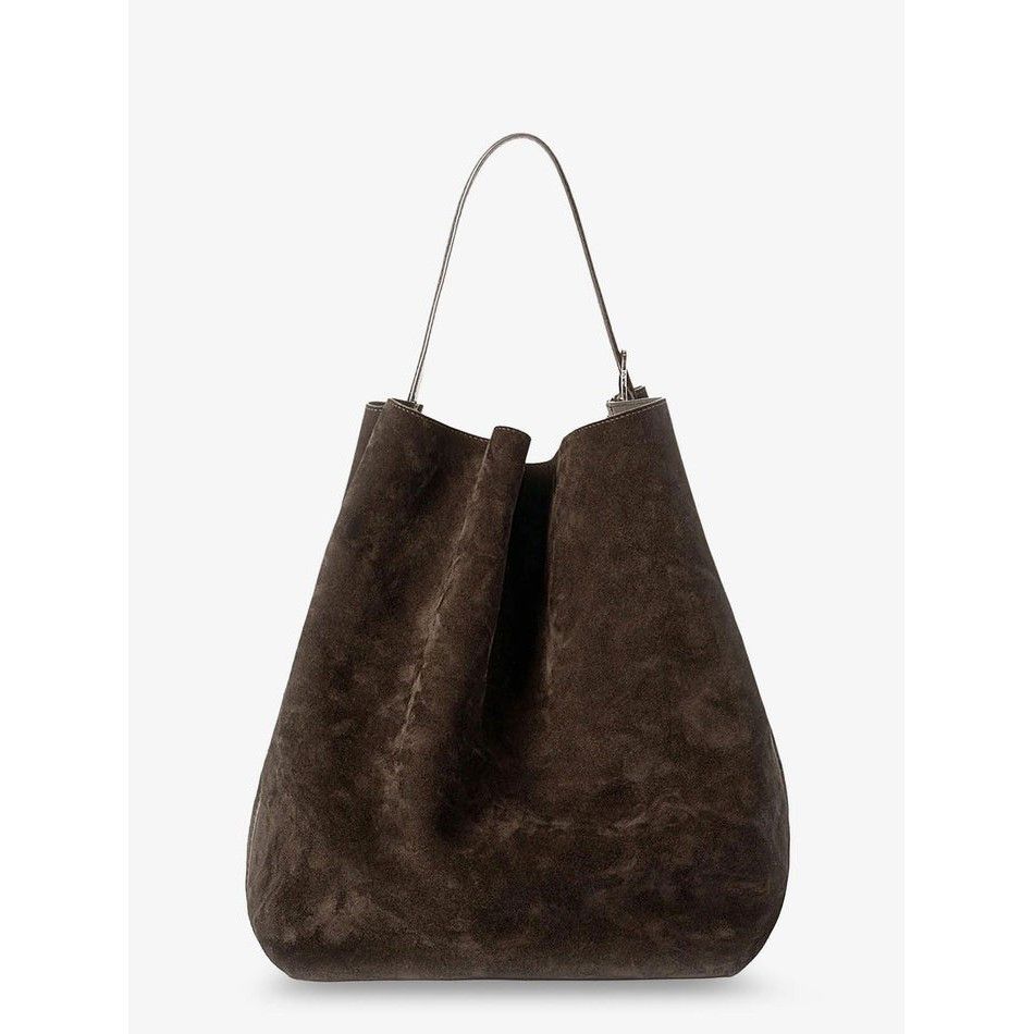 Toteme TOTEME Belted Tote Brown Suede Shoulder Bag New & Authentic Size ONE SIZE - 2 Thumbnail
