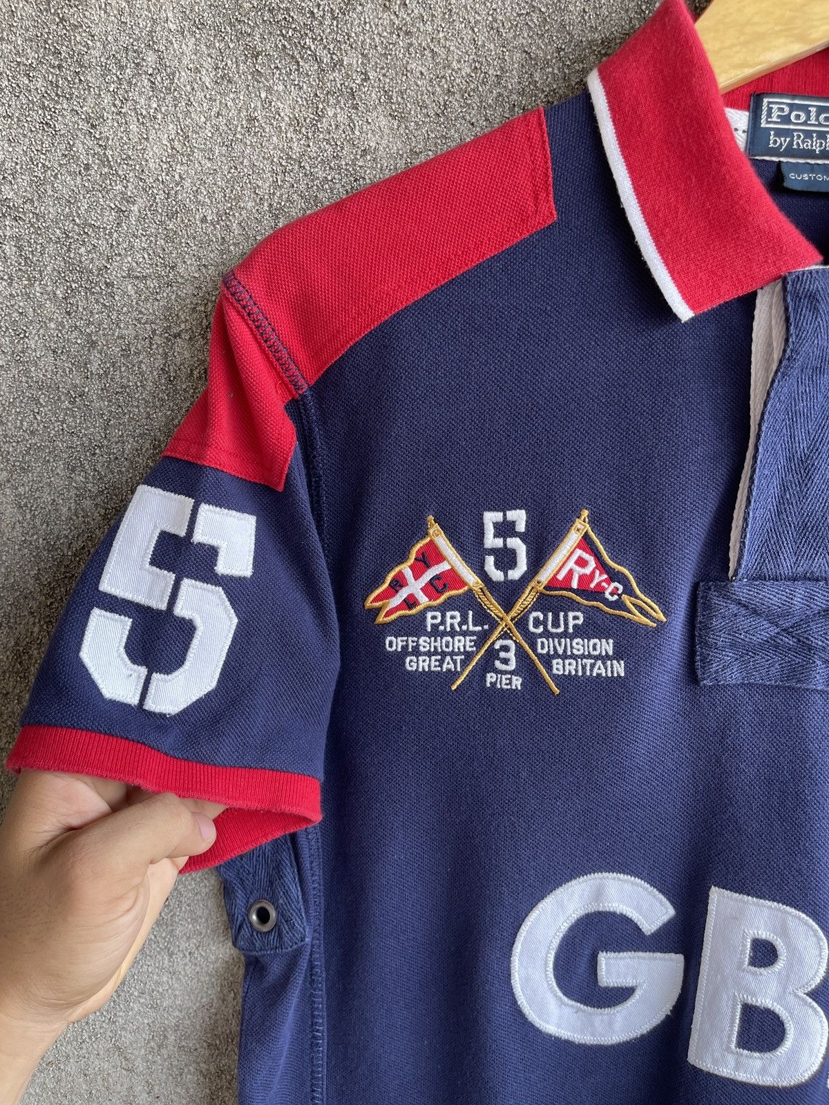 Polo Ralph Lauren Vintage’y2k🔥POLO RALPH LAUREN🔥GREAT BRITAIN 5 Polo Shirt Size US M / EU 48-50 / 2 - 4 Thumbnail