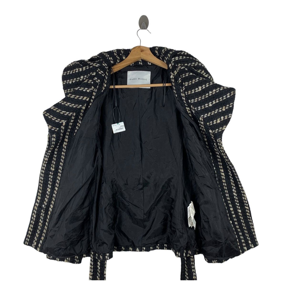 Zara ZARA Basic Casualwear Made In Spain Stripes Design Jacket Size S / US 4 / IT 40 - 3 Thumbnail