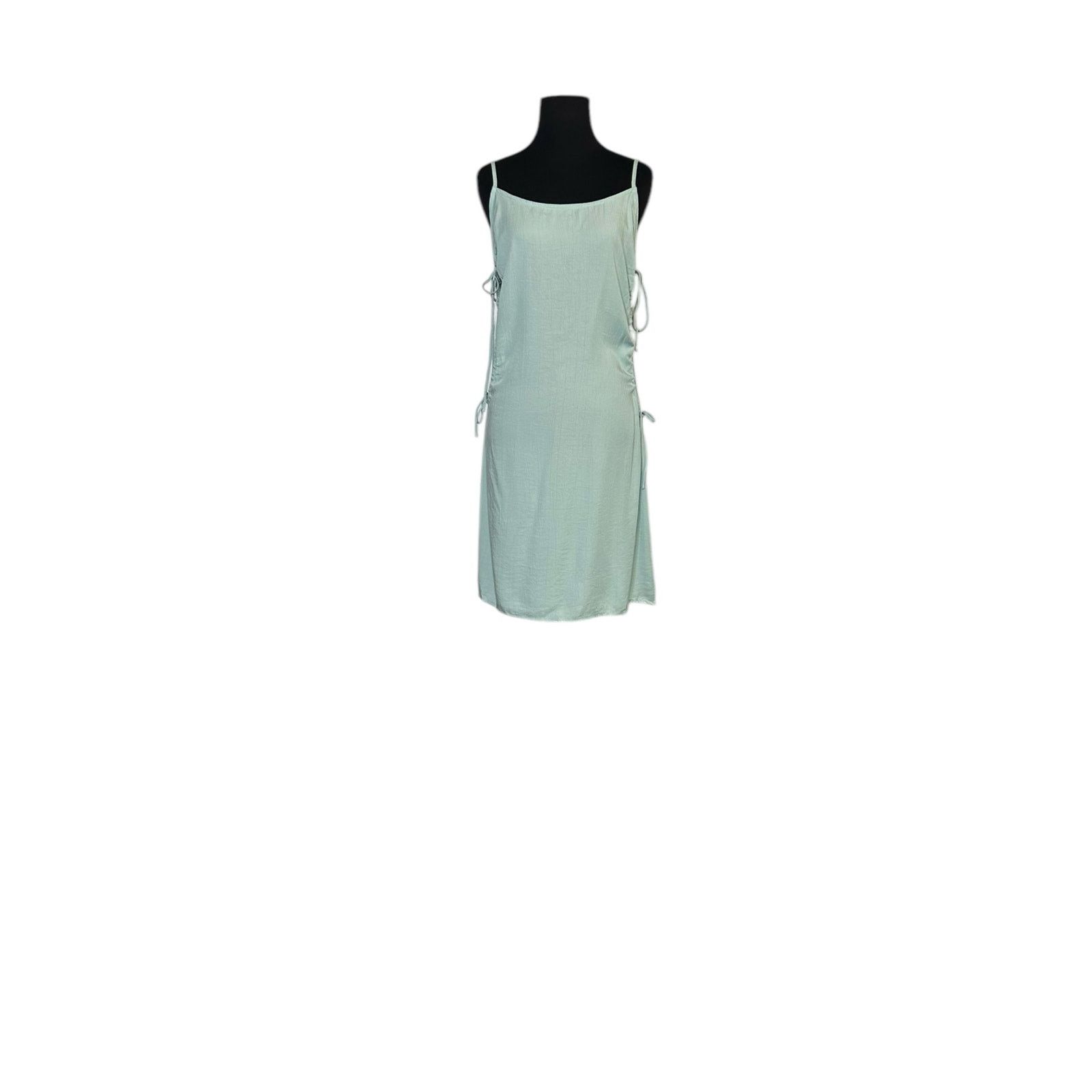 Forever 21 Forever 21 misty blue side ties woven dress size large Size L / US 10 / IT 46 - 8 Thumbnail