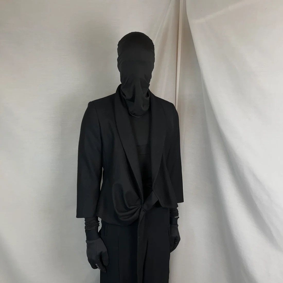 Balenciaga Balenciaga Asymmetric Belted Wool Jacket Size US S / EU 44-46 / 1 - 2 Thumbnail