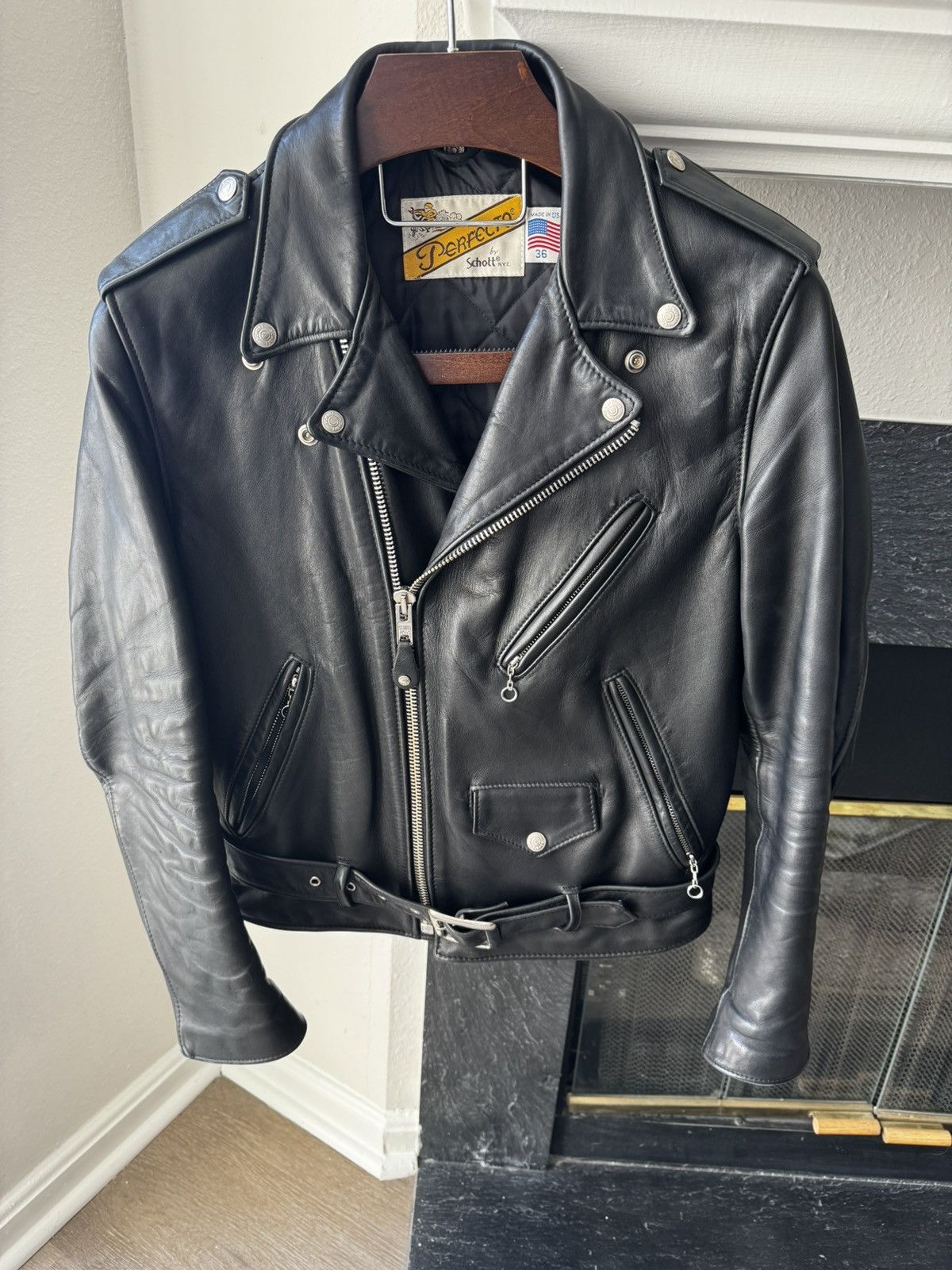 Schott Schott 118 Perfecto Leather Jacket Size US M / EU 48-50 / 2 - 1 Thumbnail