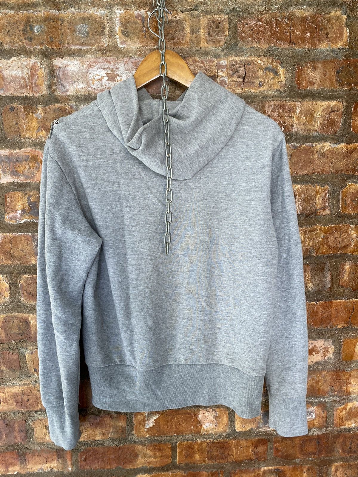 Japanese Brand Vtg Nota Bene Japan asymmetrical zipper hoodie Size US M / EU 48-50 / 2 - 11 Thumbnail