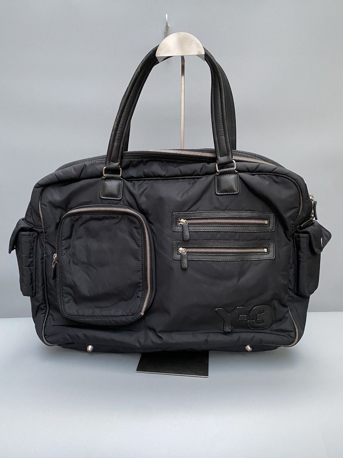 Y 3 x Yohji Yamamoto Fall/winter 2005- Y-3 - Cargo Messenger Bag in Black, Men's