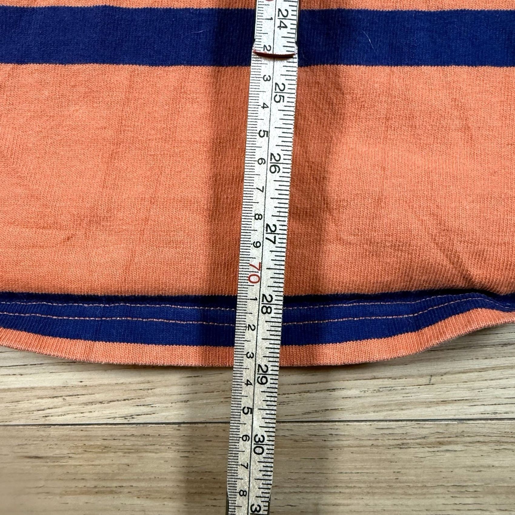 Ralph Lauren VINTAGE Ralph Lauren Polo Rugby Shirt Mens XL Blue Orange Crest 1967 NYC Striped Shirt Mens Size US XL / EU 56 / 4 - 8 Thumbnail