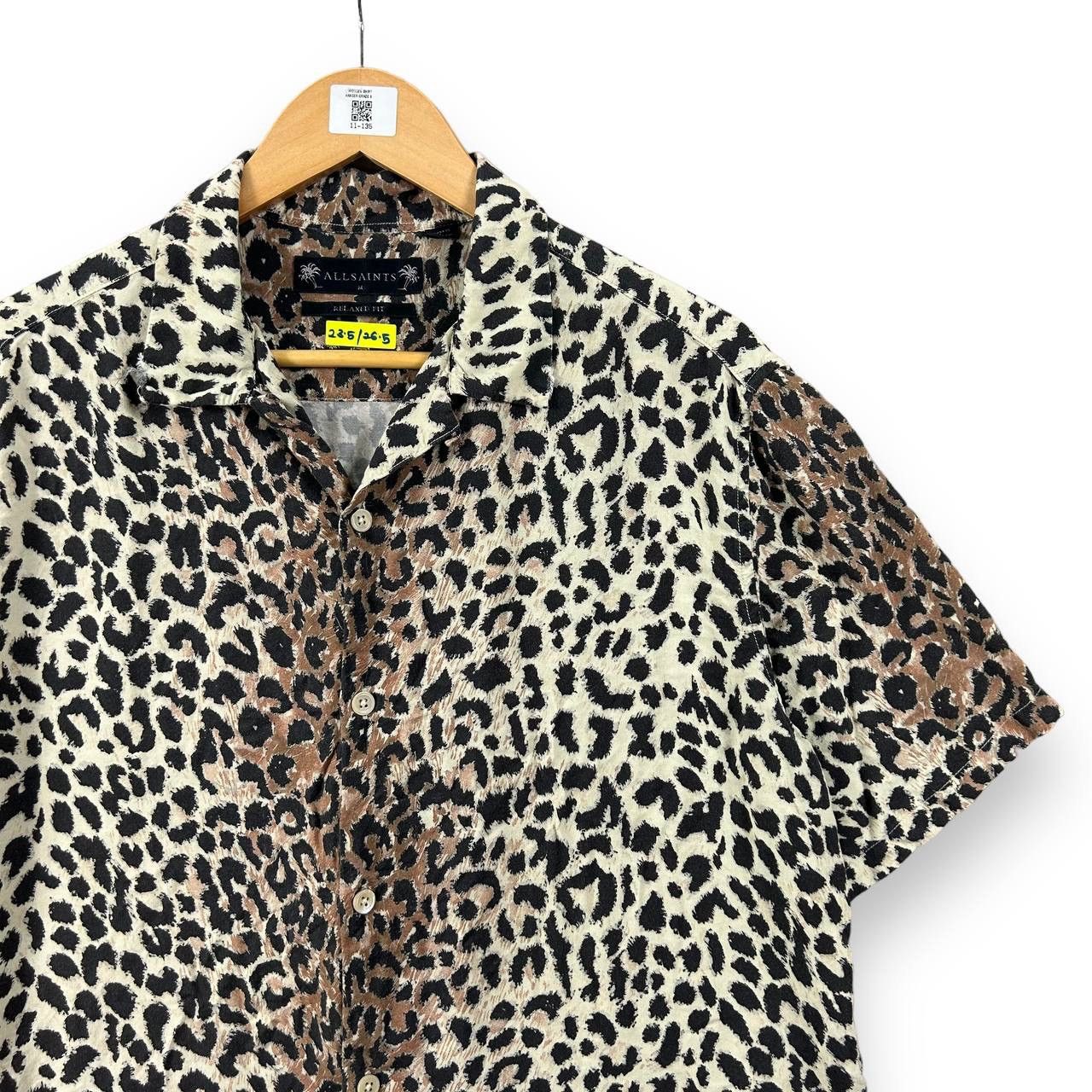 Allsaints DaBomb🔥 All Saints “Leppo” Viscose Animal Print Shirt Size US M / EU 48-50 / 2 - 2 Thumbnail