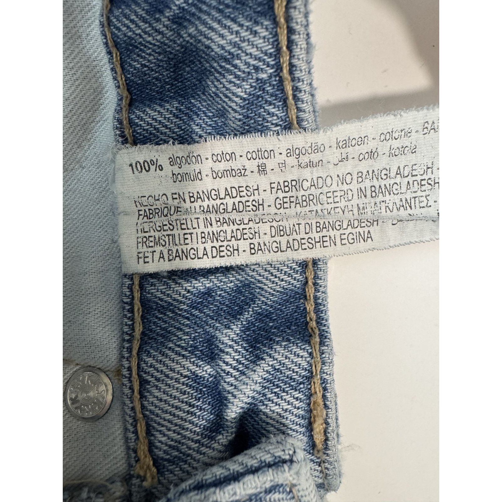 Zara Zara Cut-Off Shorts Grunge Beach High Rise Blue 3" Women's 4 Size 27" / US 4 / IT 40 - 8 Thumbnail