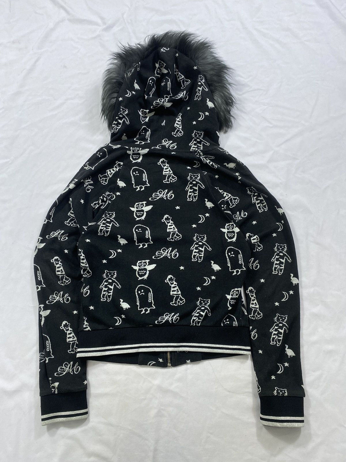 Japanese Brand Japanese A6 Zip Fur Hoodie Ifsix Lgb Style Size US S / EU 44-46 / 1 - 2 Thumbnail