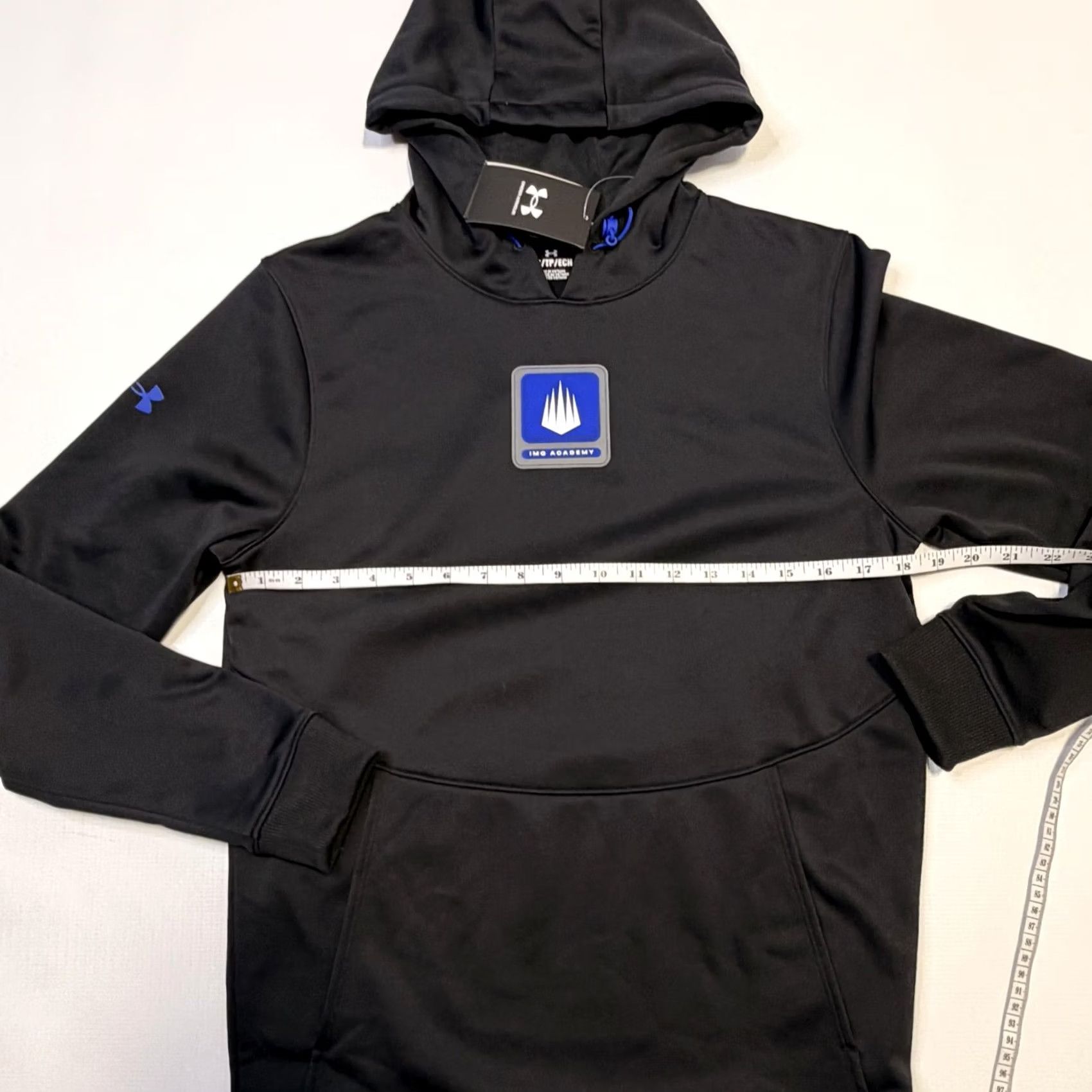 Under Armour Under Armour Storm Mens XS Black Fleece Hoodie Graphic Print Pullover Size US XS / EU 42 / 0 - 5 Thumbnail