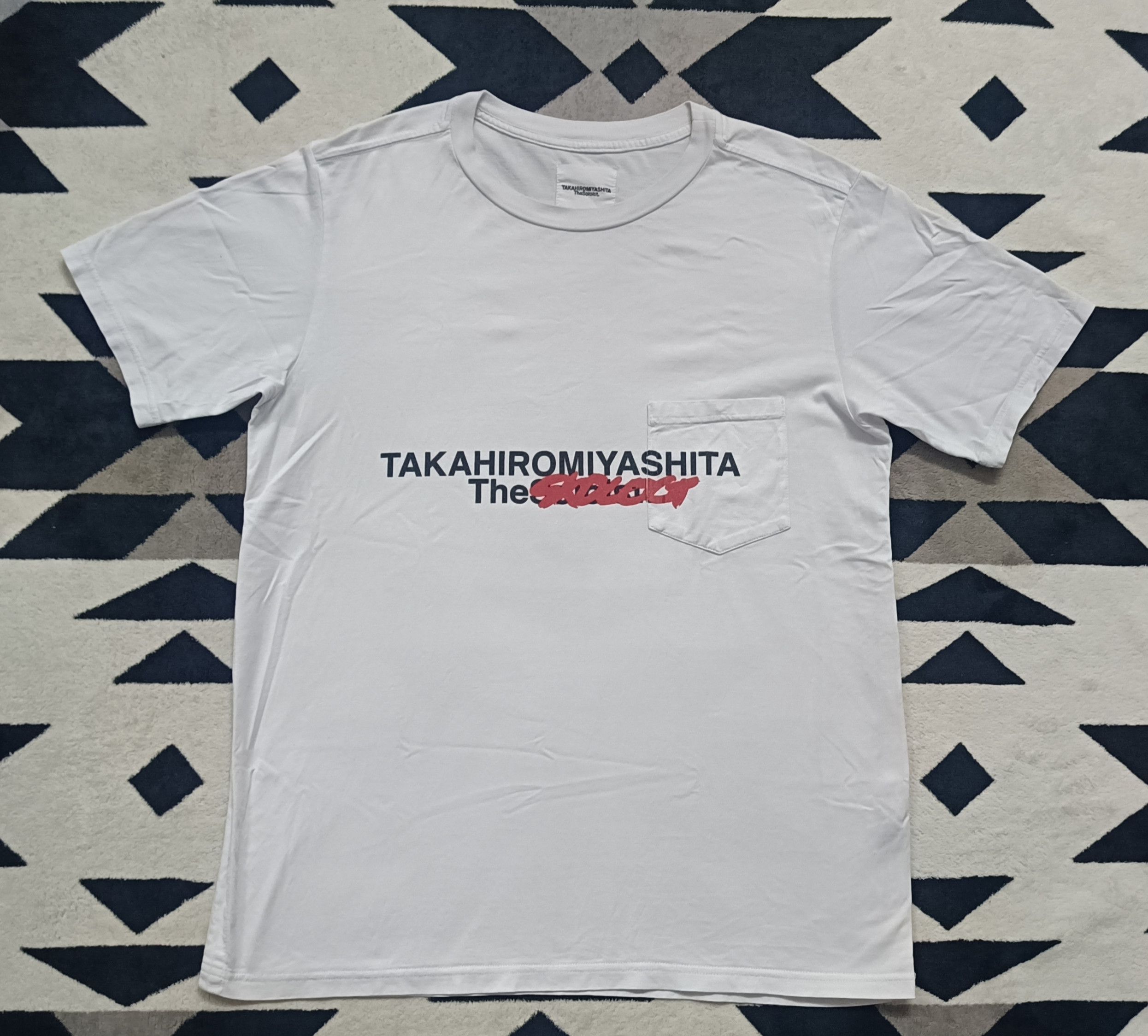 Takahiromiyashita The Soloist. 🔥🔥Rare Takahiromiyashita The Soloist X Skoloct Pocket Tee Size US M / EU 48-50 / 2 - 3 Thumbnail