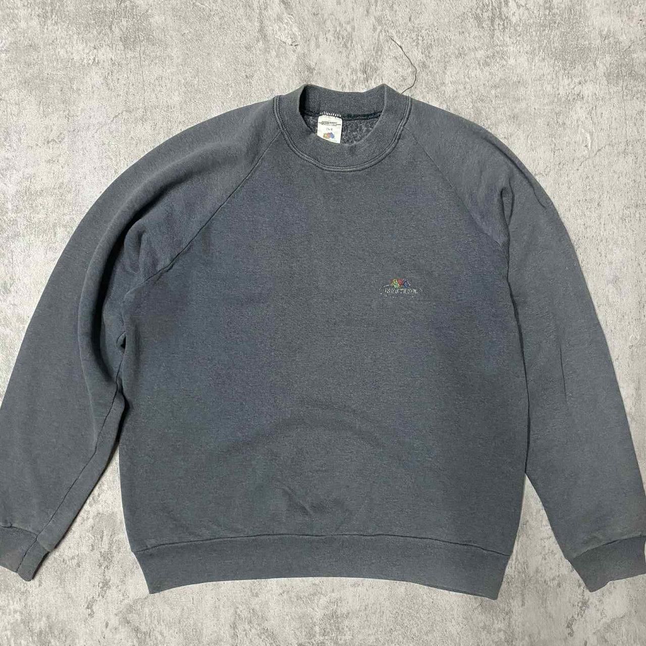 Fruit Of The Loom Grey vintage fruit of the loom sweatshirt Size US M / EU 48-50 / 2 - 1 Thumbnail
