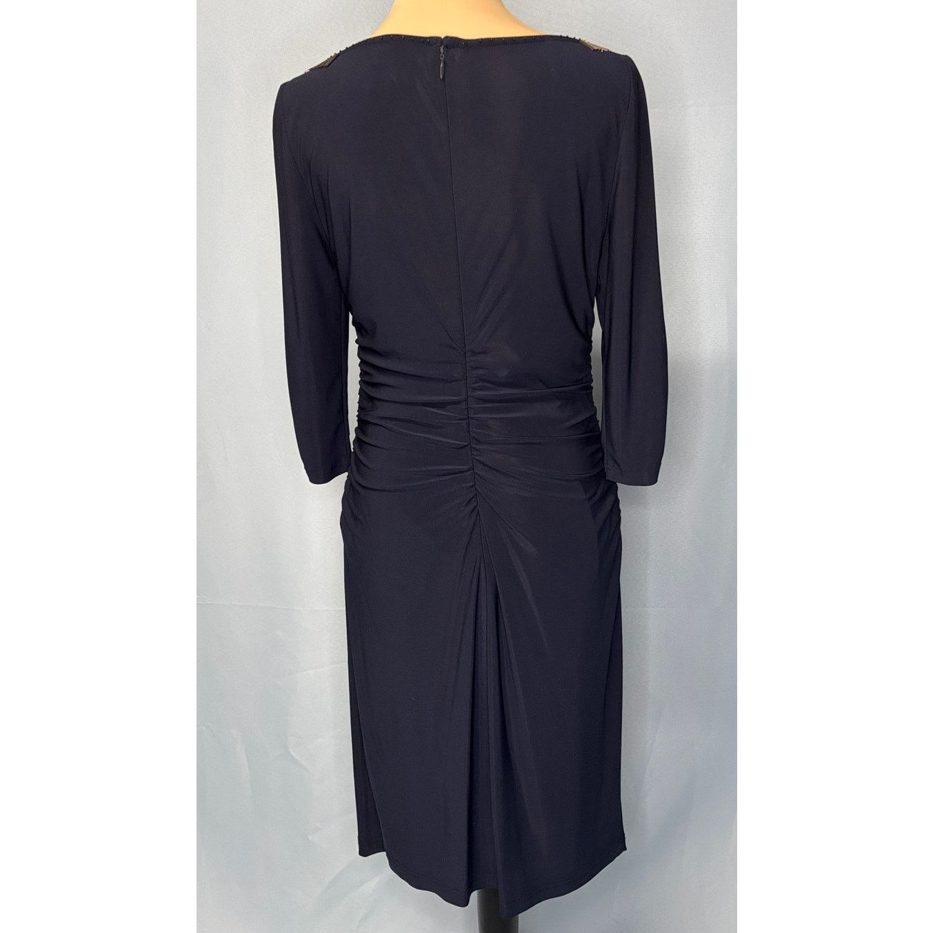 Adrianna Papell ADRIANNA PAPELL Women’s Silky Stretch Knit Dress | Size 10 Size L / US 10 / IT 46 - 4 Thumbnail
