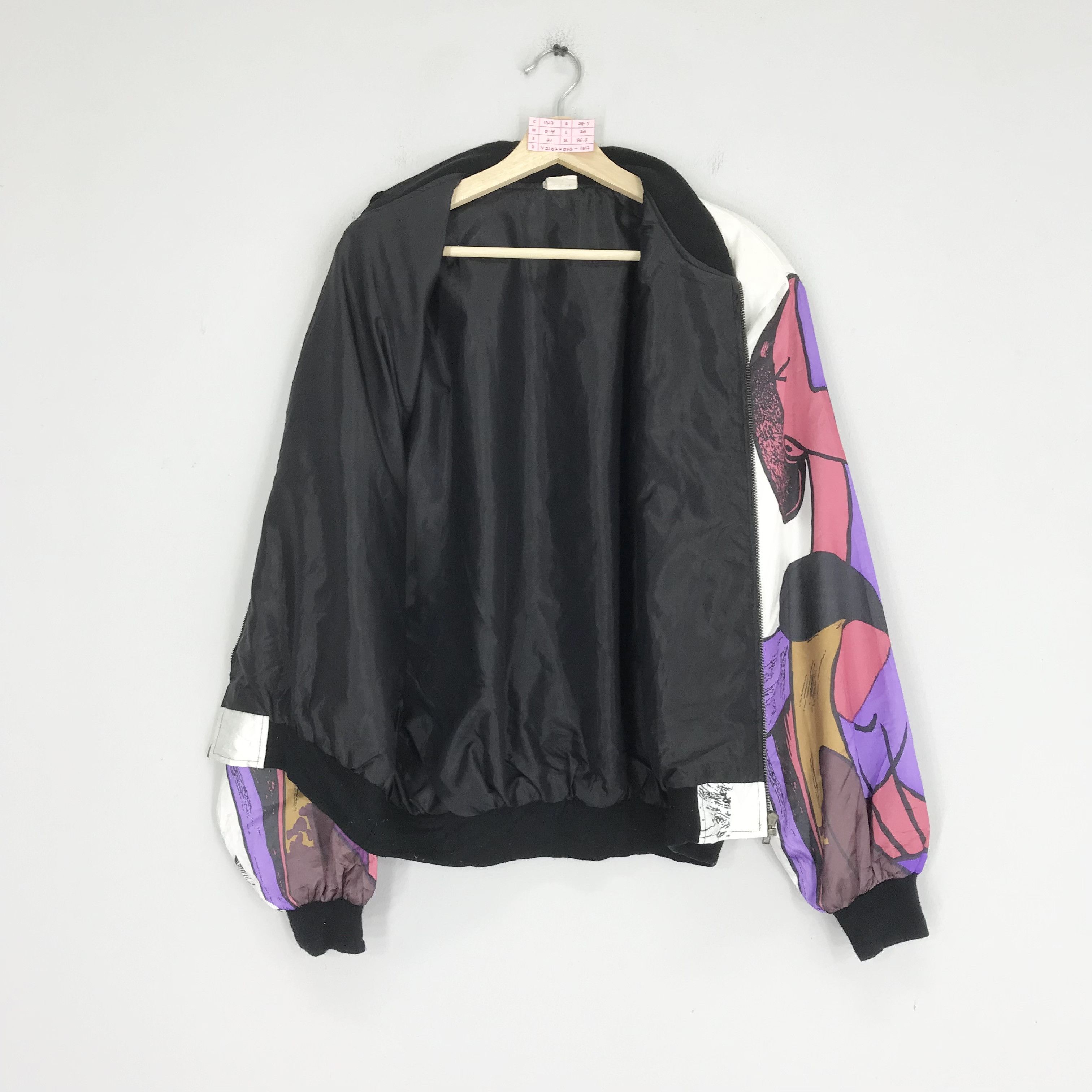 Vintage Vintage 90s Picasso Pop Art Style Baroque Silk Jacket Size US L / EU 52-54 / 3 - 3 Thumbnail