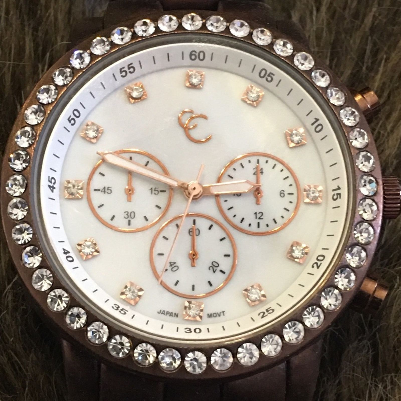 Jewelry Ladies matte brown stainless steel band watch Size ONE SIZE - 5 Thumbnail
