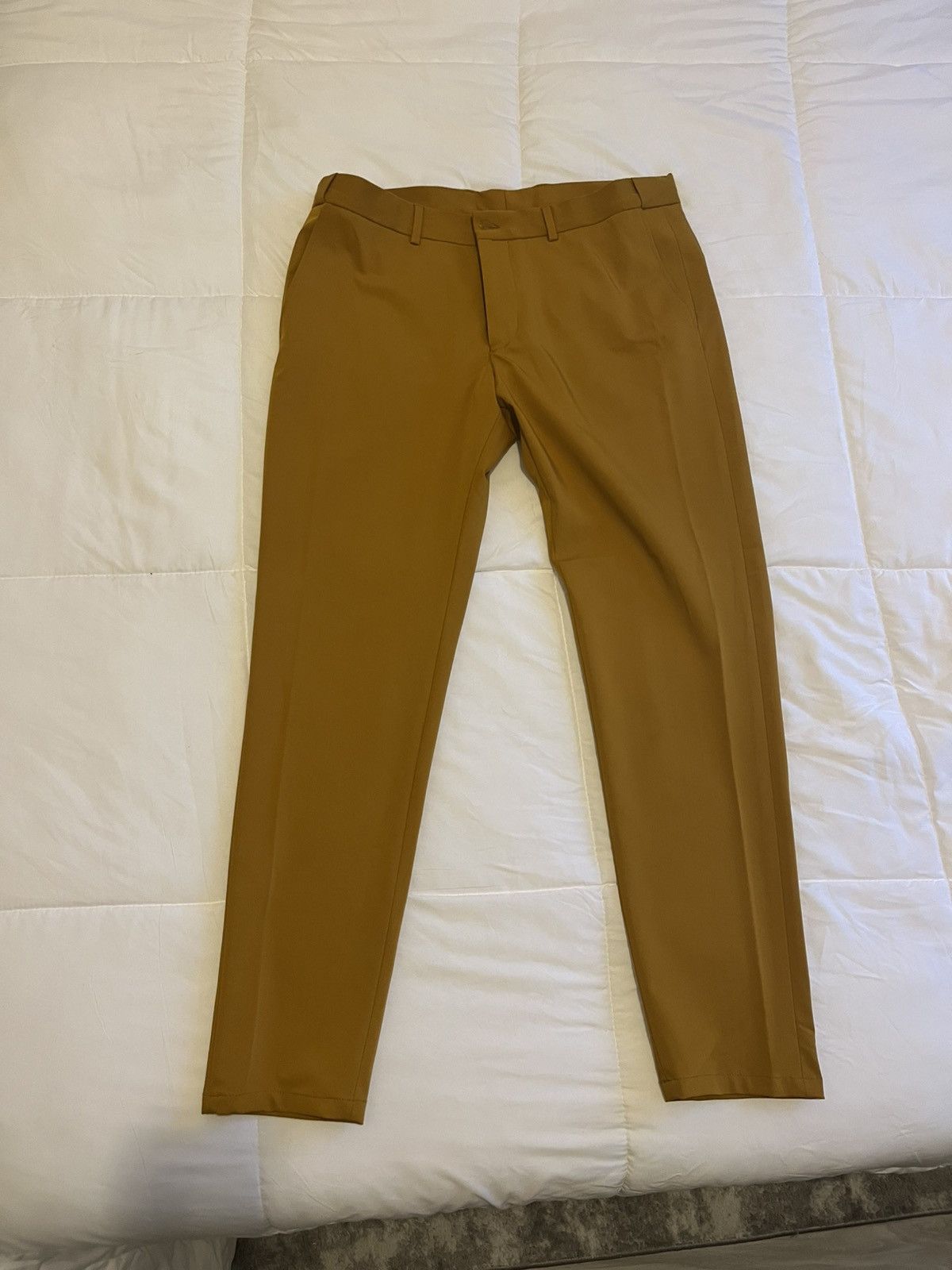 Other NWT Luxury Turkish European Mustard Khaki Chino Mens Pants Size US 32 / EU 48 - 1 Preview