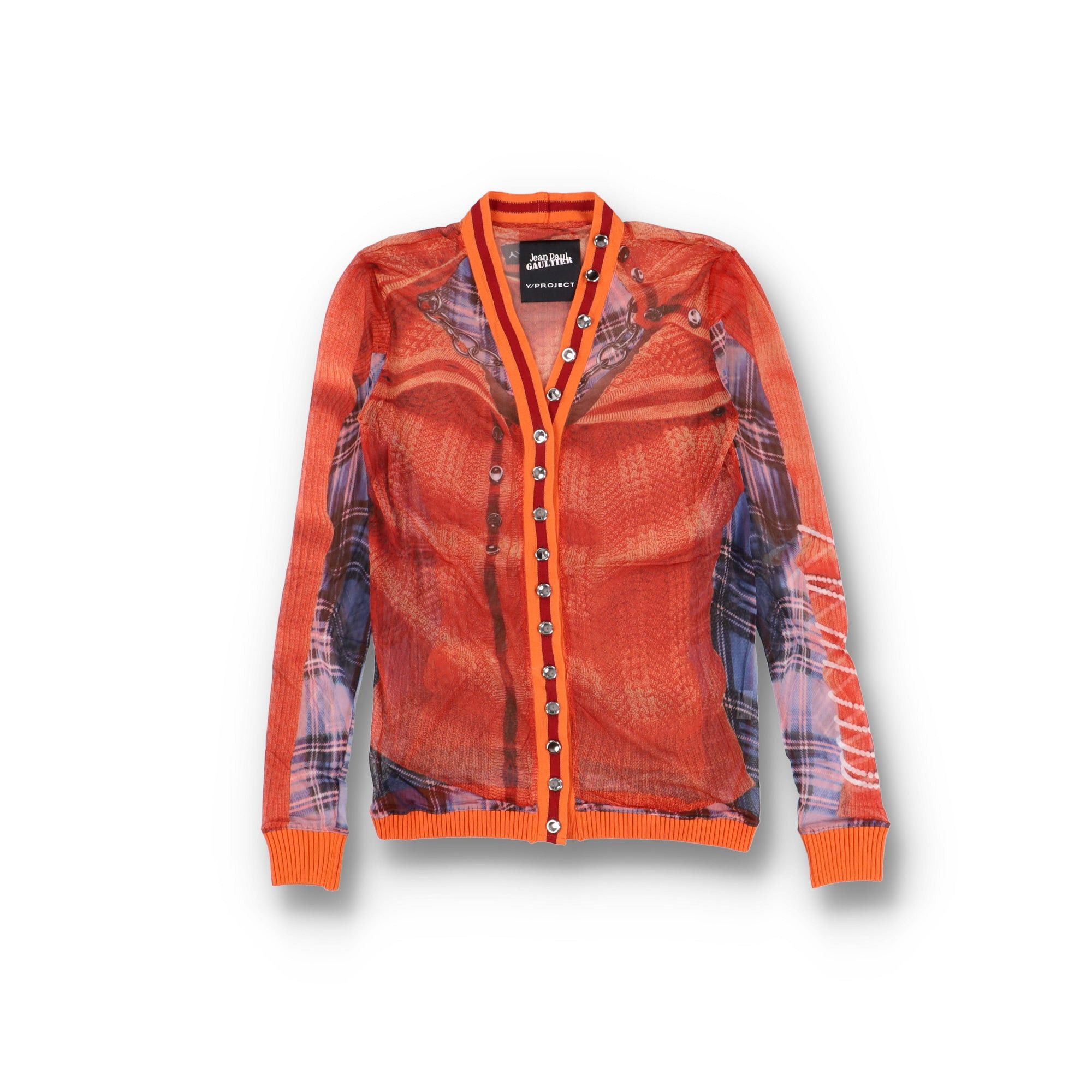 y/project Jean Paul Gaultierエディション オレンジ Y/Project Orange Jean Paul Gaultier Edition Long Sleeve T