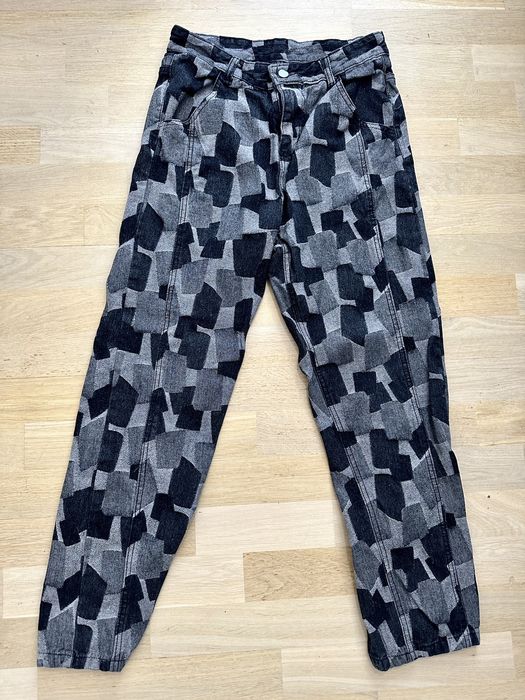 Nike Vintage y2k black grey track pants striped