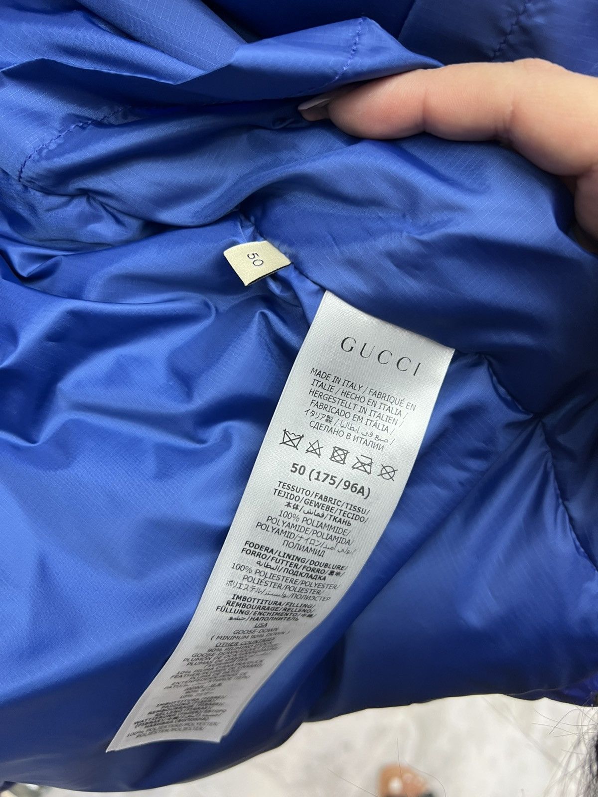 Gucci Gucci x Adidas Blue Puffer Jacket Size US M / EU 48-50 / 2 - 12 Thumbnail