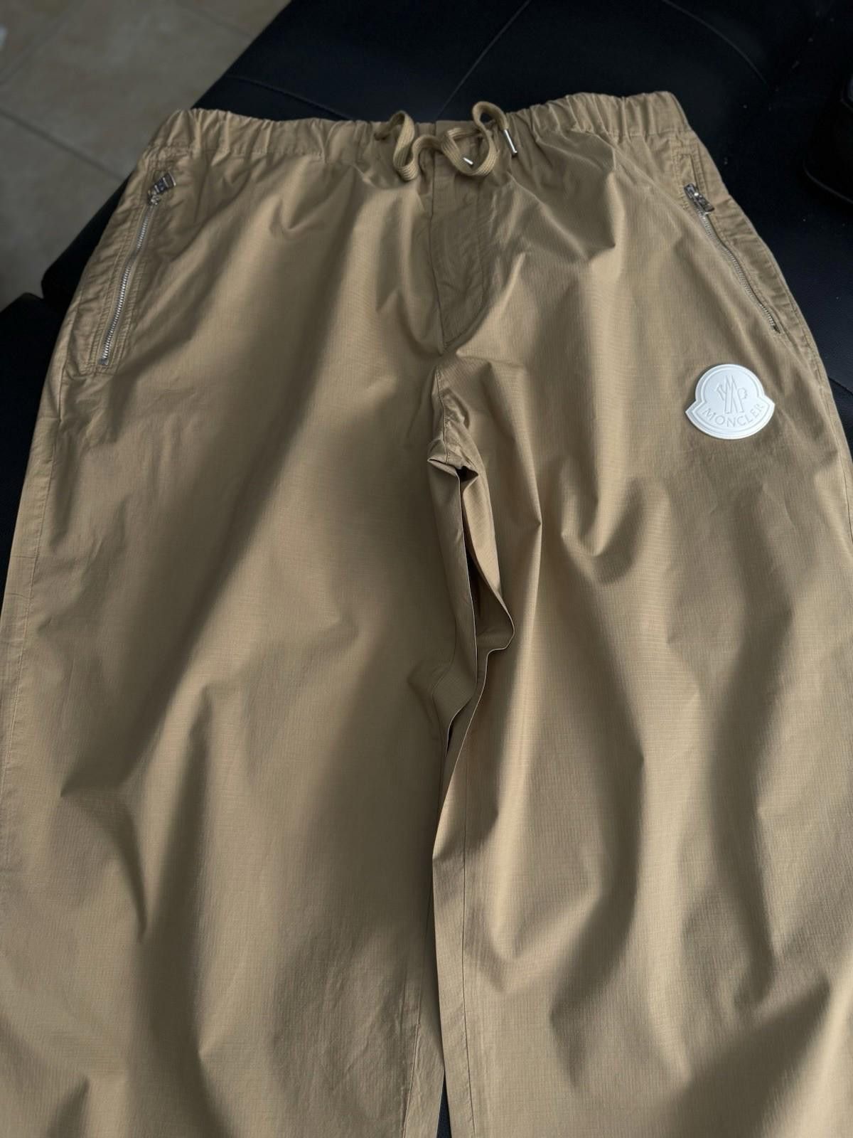 Moncler Moncler Tan Baggy Men Track Pants Size 54 100% Authentic Size US 44 / EU 60 - 8 Thumbnail