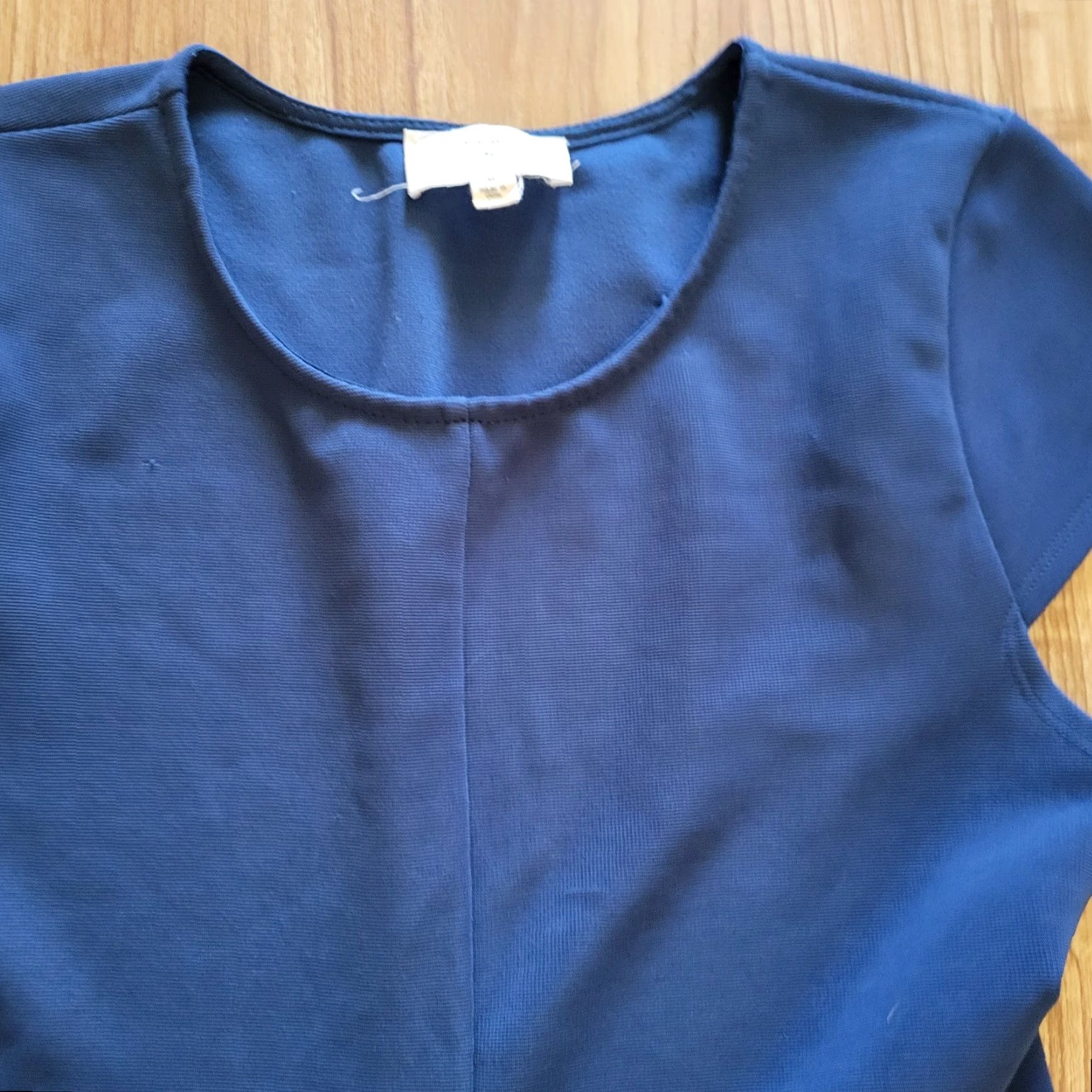 Vintage Everly Dress Womens Medium Navy Blue A-Line Cap Sleeve Solid Knee Length Business Casual Formal Size M / US 6-8 / IT 42-44 - 2 Thumbnail
