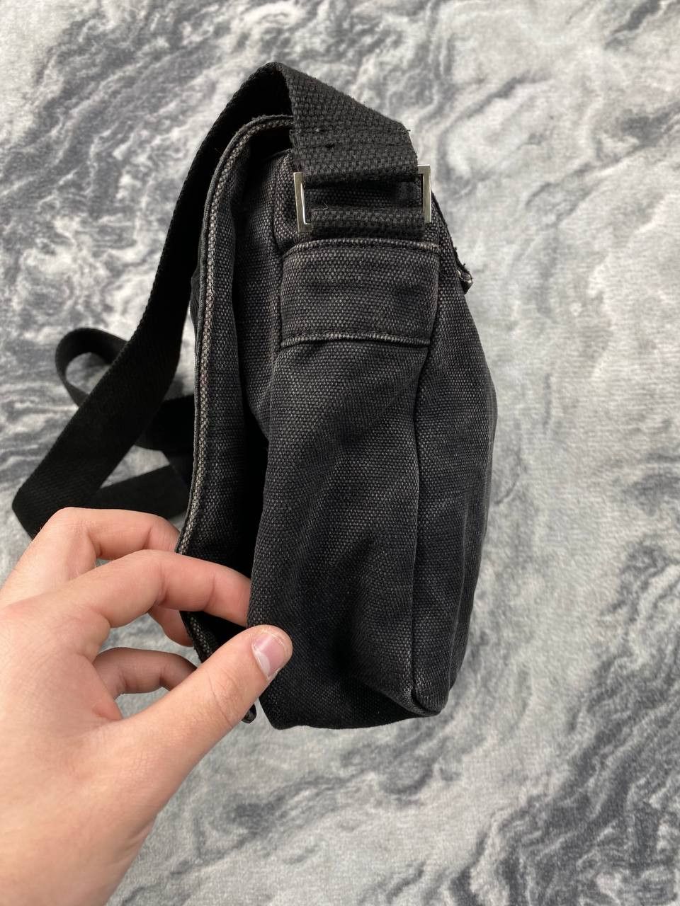 Dolce & Gabbana Dolce & Gabban Italia Corduroy Shoulder Bag Black Size ONE SIZE - 9 Thumbnail