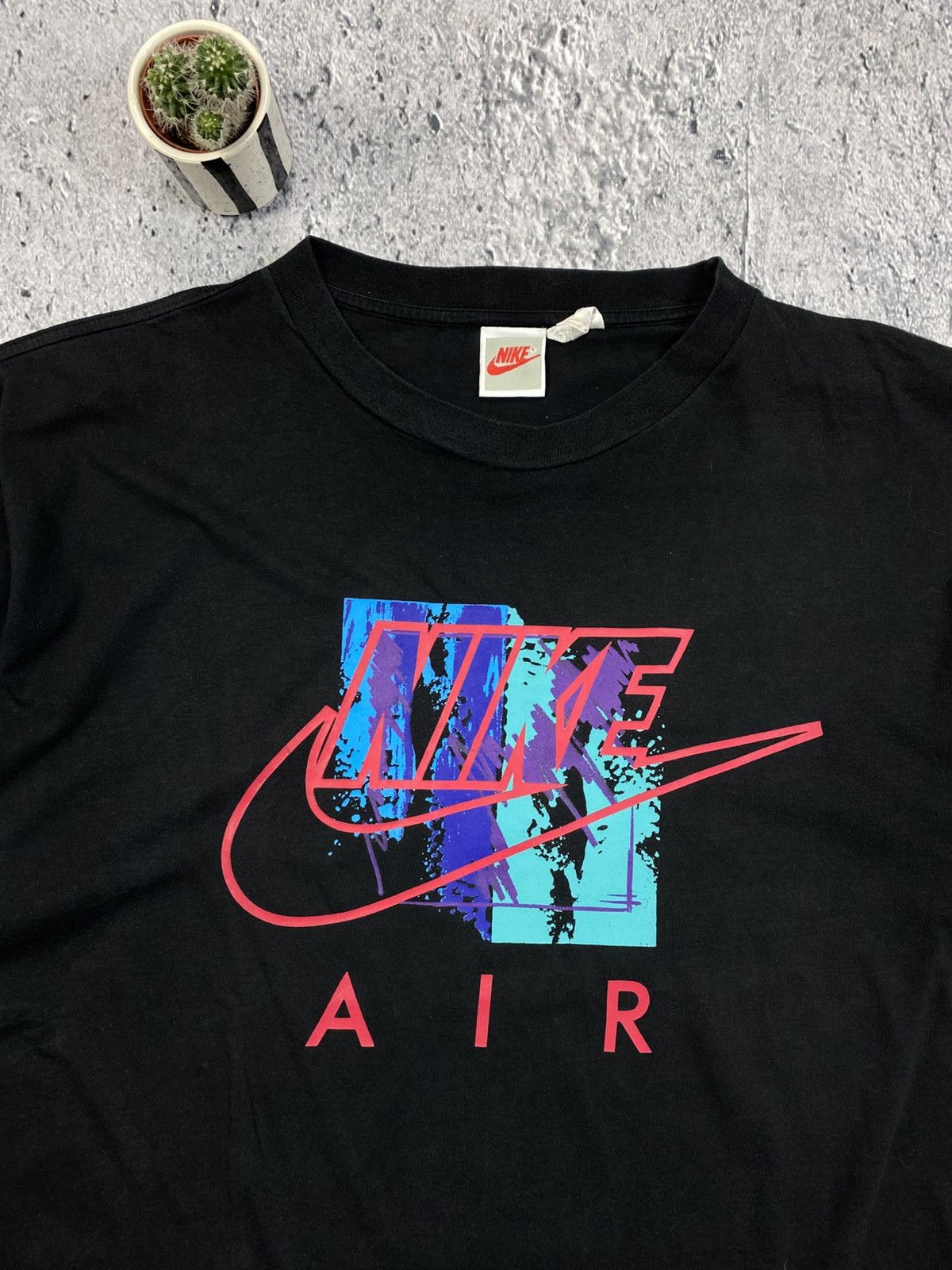 Nike × Vintage Vintage Nike Tee Single Stich 90’ Size US XXL / EU 58 / 5 - 3 Thumbnail