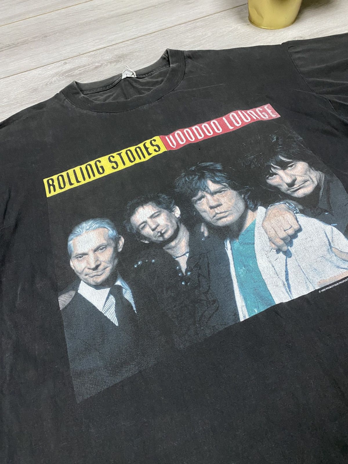 The Rolling Stones Rolling Stones 94 vintage Voodo Tour volkswagen faded Shirt Size US XL / EU 56 / 4 - 4 Thumbnail
