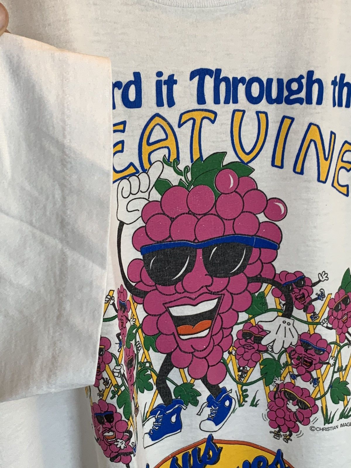 Vintage RARE Vintage Jesus Saves I Heard It Through Great Vine Shirt Size US XL / EU 56 / 4 - 3 Thumbnail