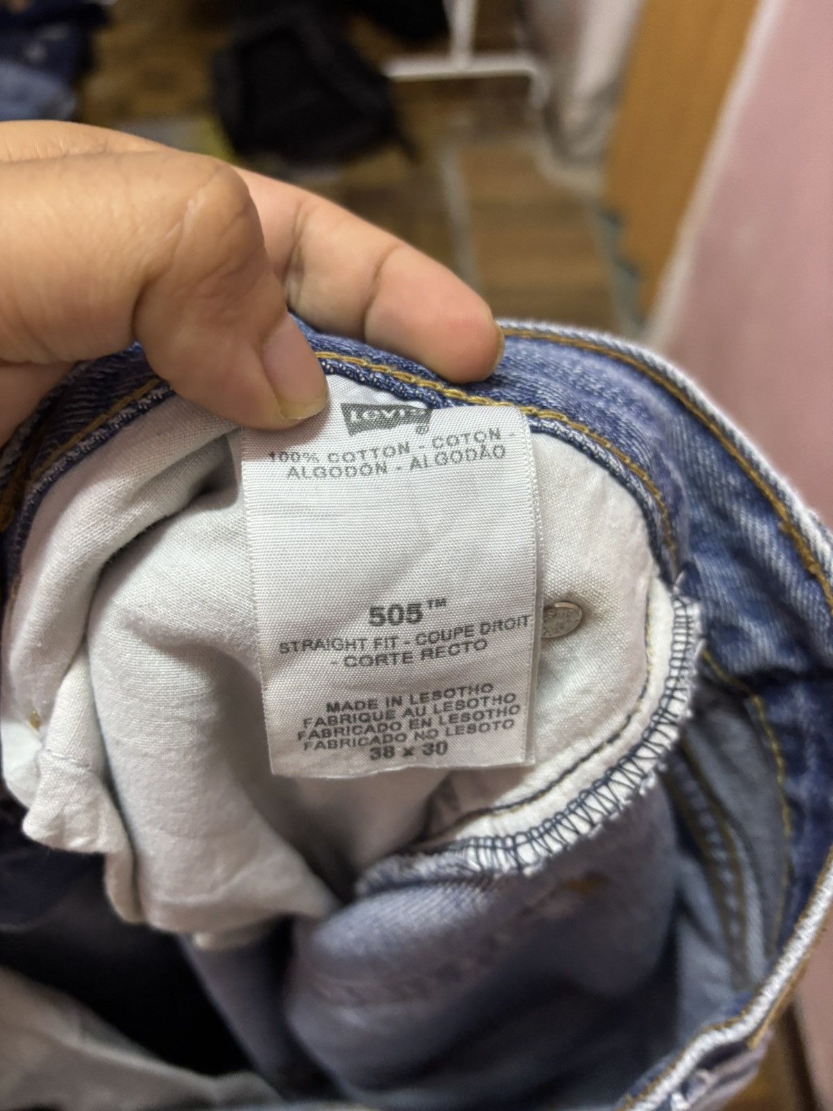 Jean × Levi's × Vintage Vintage Levis 505 Regular Fit Men Jeans (Size 38) Size US 38 / EU 54 - 8 Thumbnail