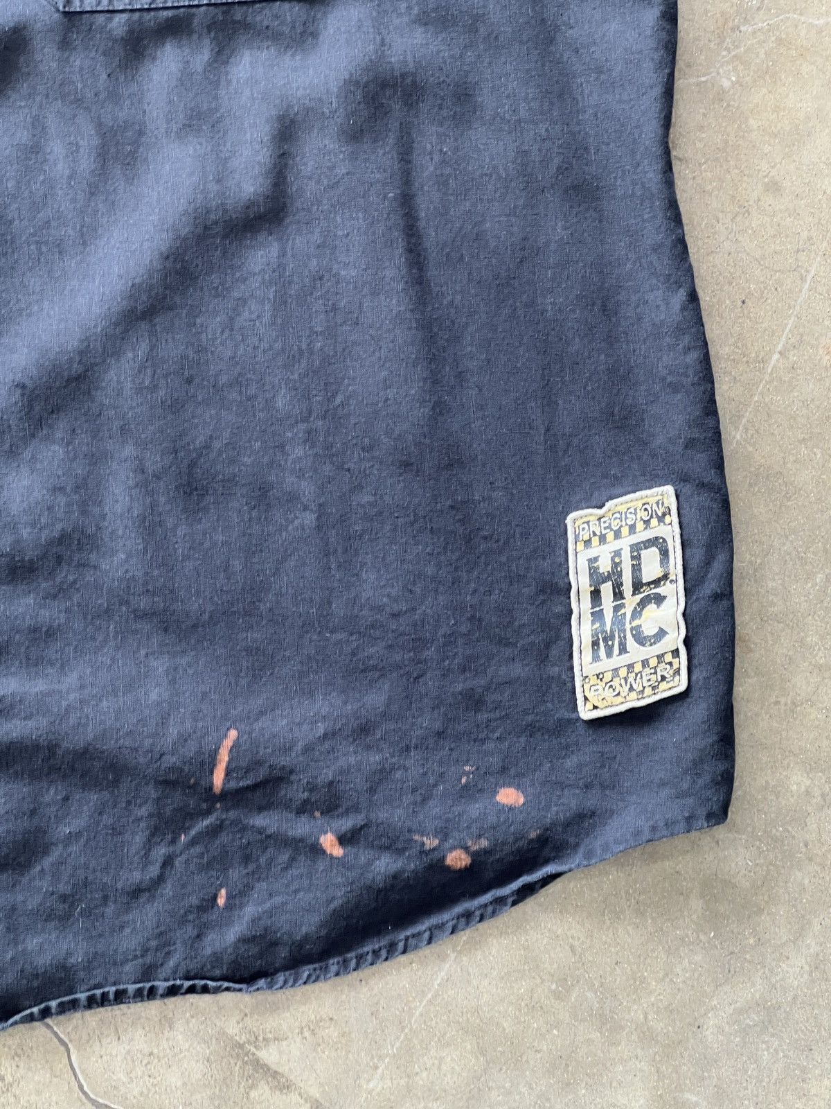 Harley Davidson × Vintage Vintage Thrashed Harley Davidson Motorcycle Vest Shirt 3XL Size US XXL / EU 58 / 5 - 8 Thumbnail